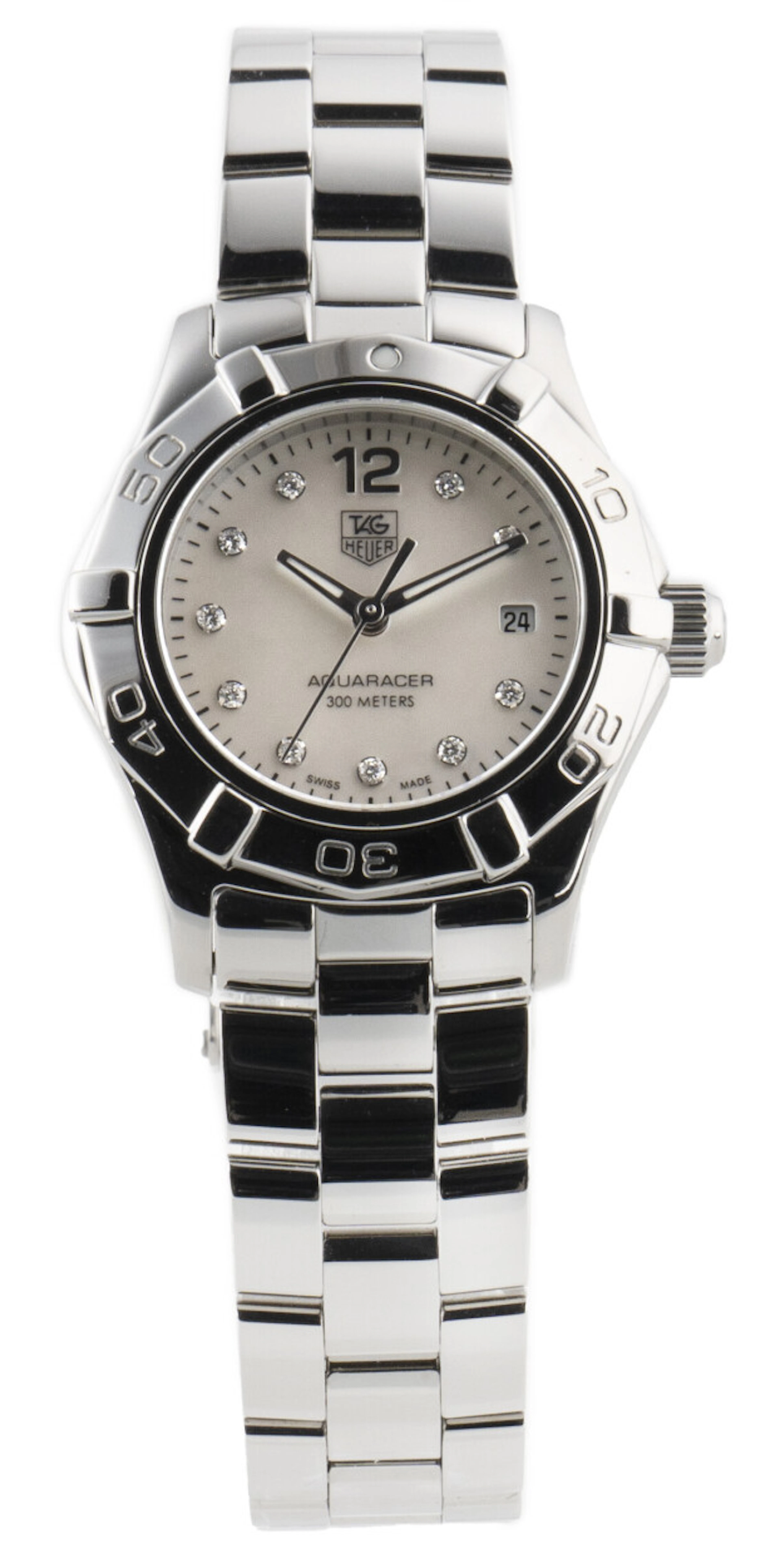 TAG Heuer Aquaracer 27 mm Diamond Dial WAF1415.BA0824 WAF1415.BA0824