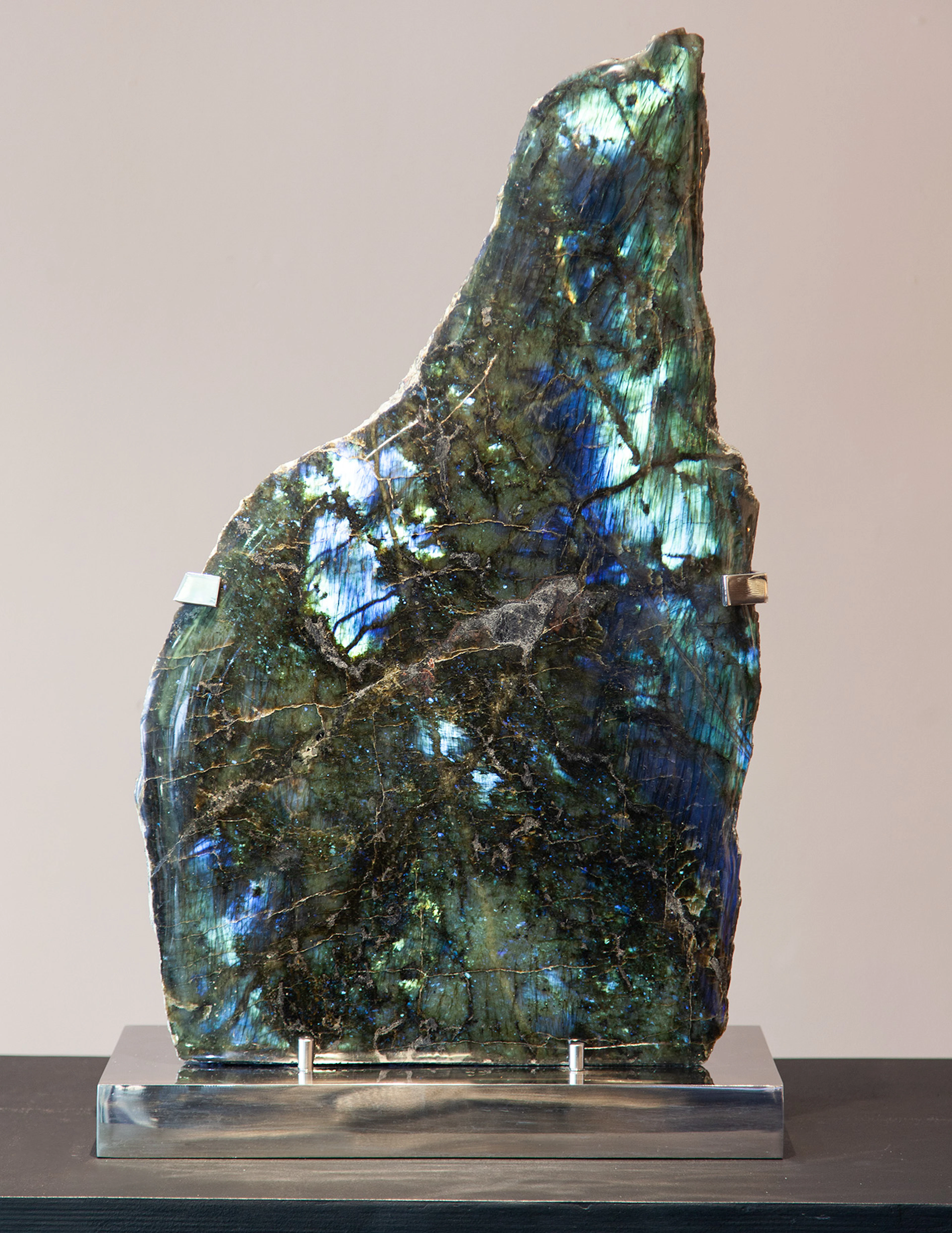 Large Mounted Labradorite