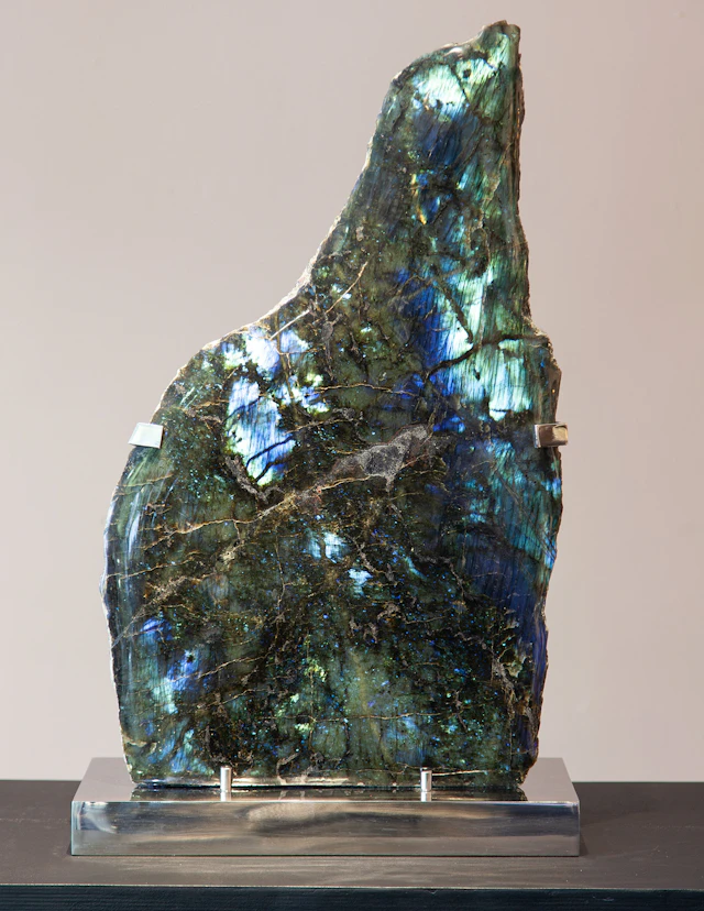 Large Mounted Labradorite