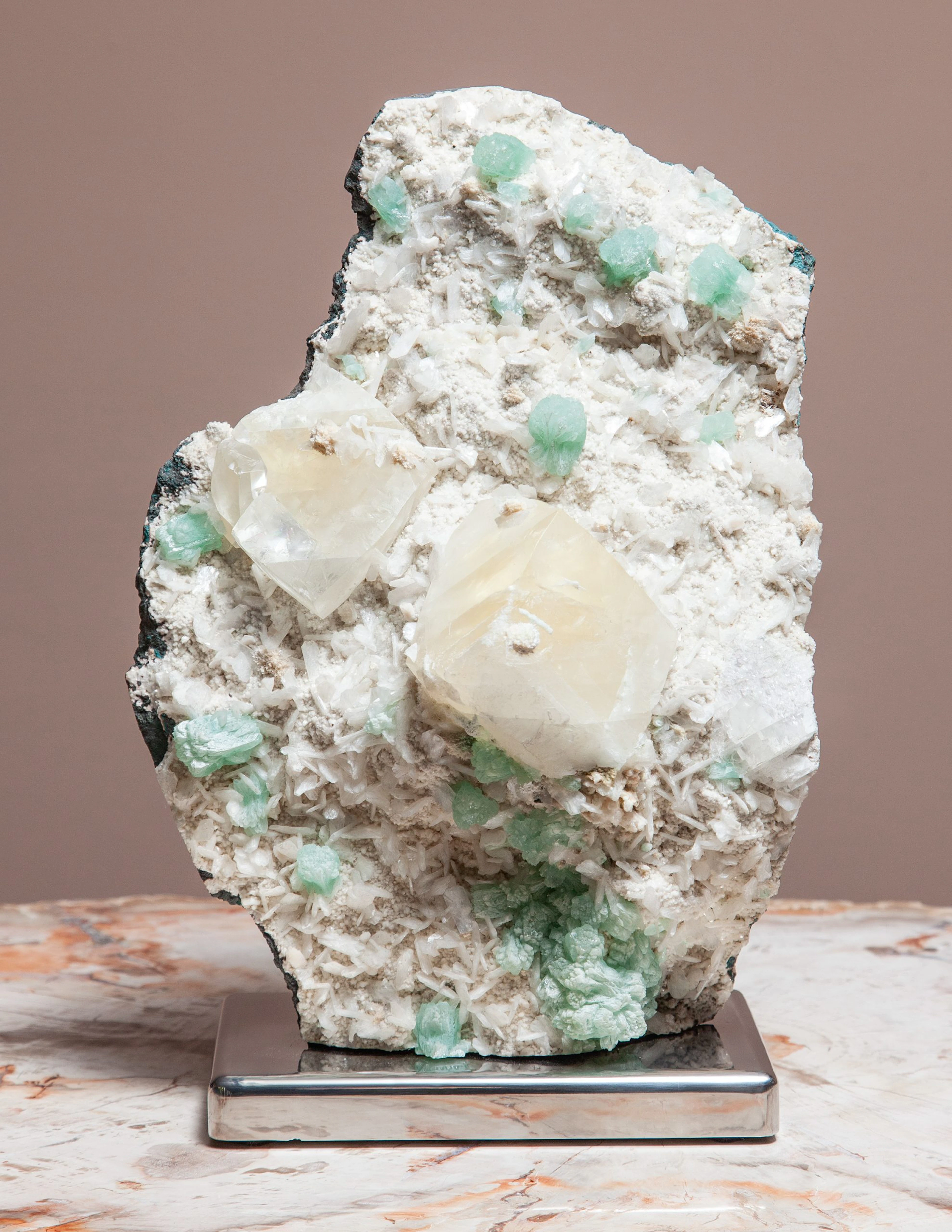 Mounted Apophyllite