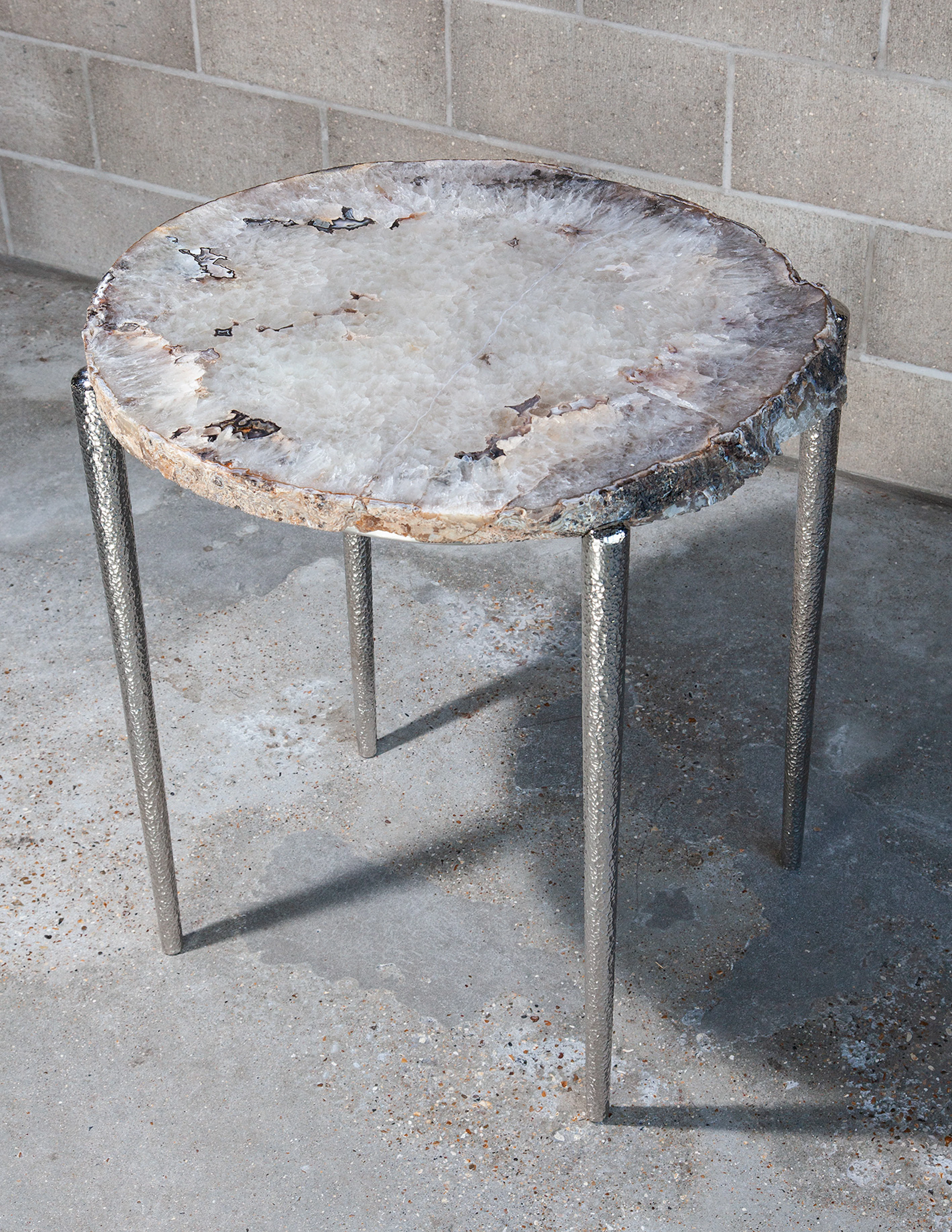 Exceptional Quartz & Agate Crystal Table