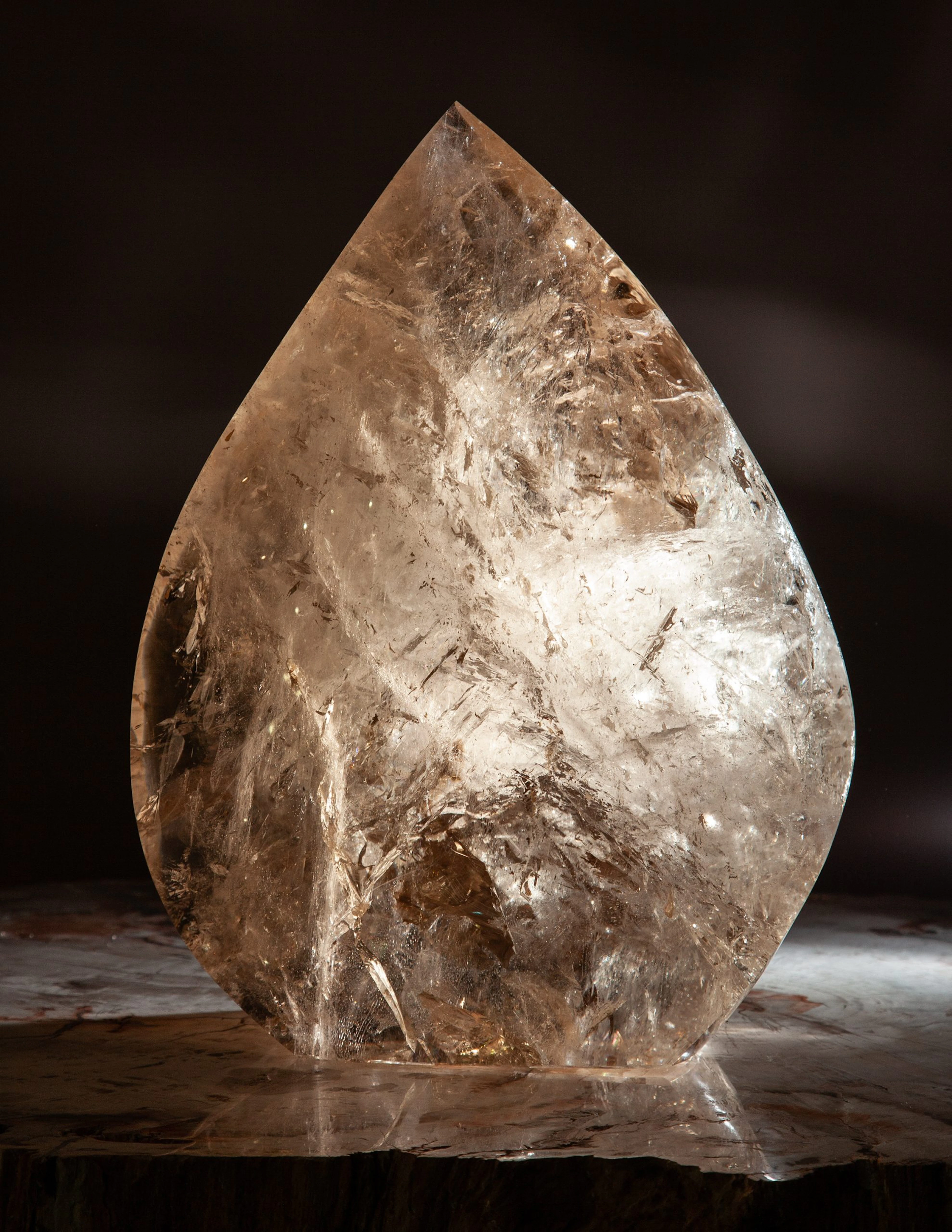 A+ Grade Smoky Quartz Teardrop