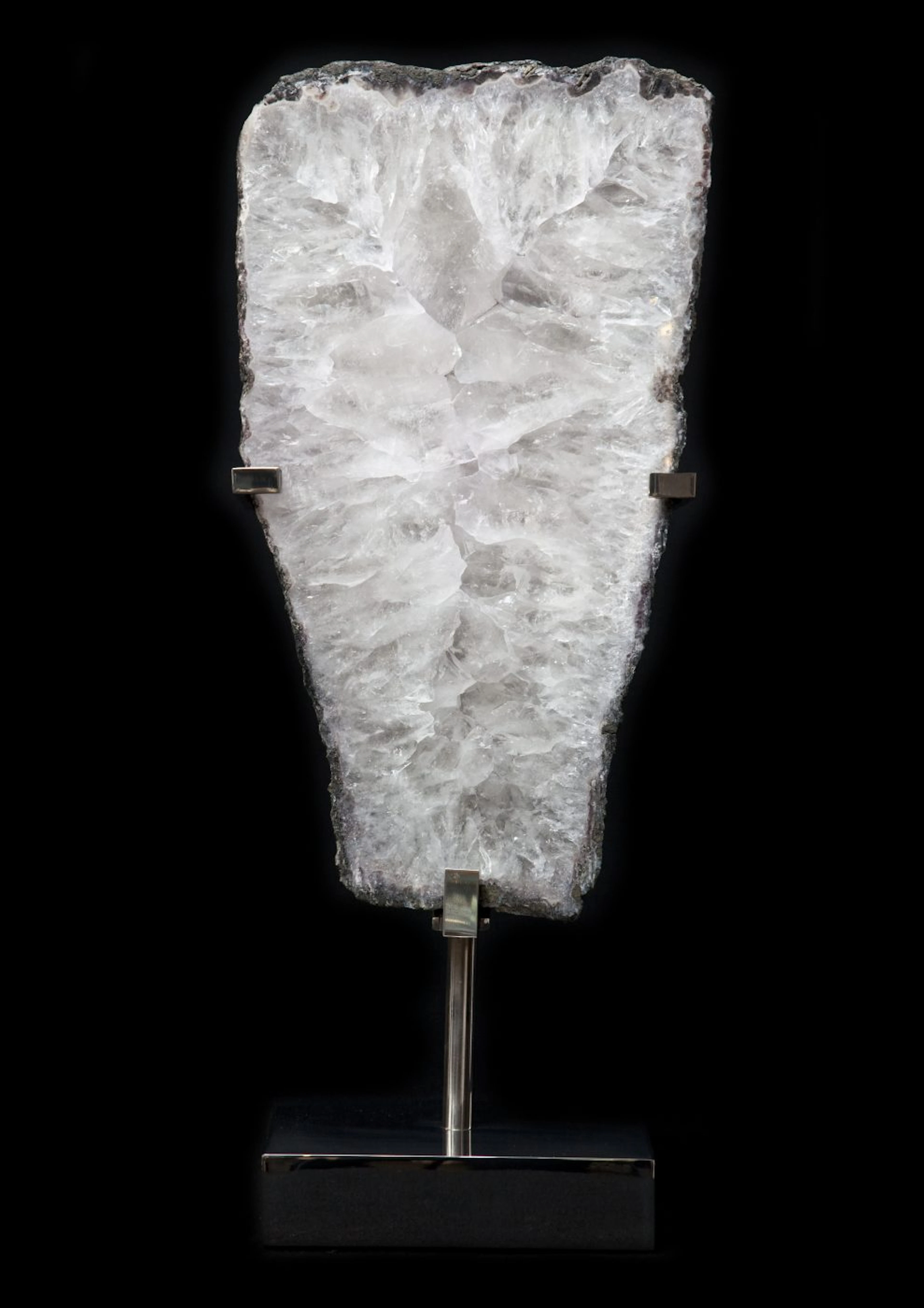 Quartz Crystal Mounted Slice