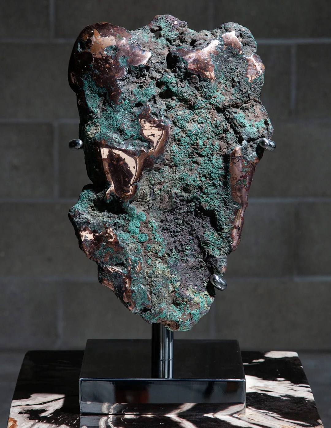 Mounted Native Copper
