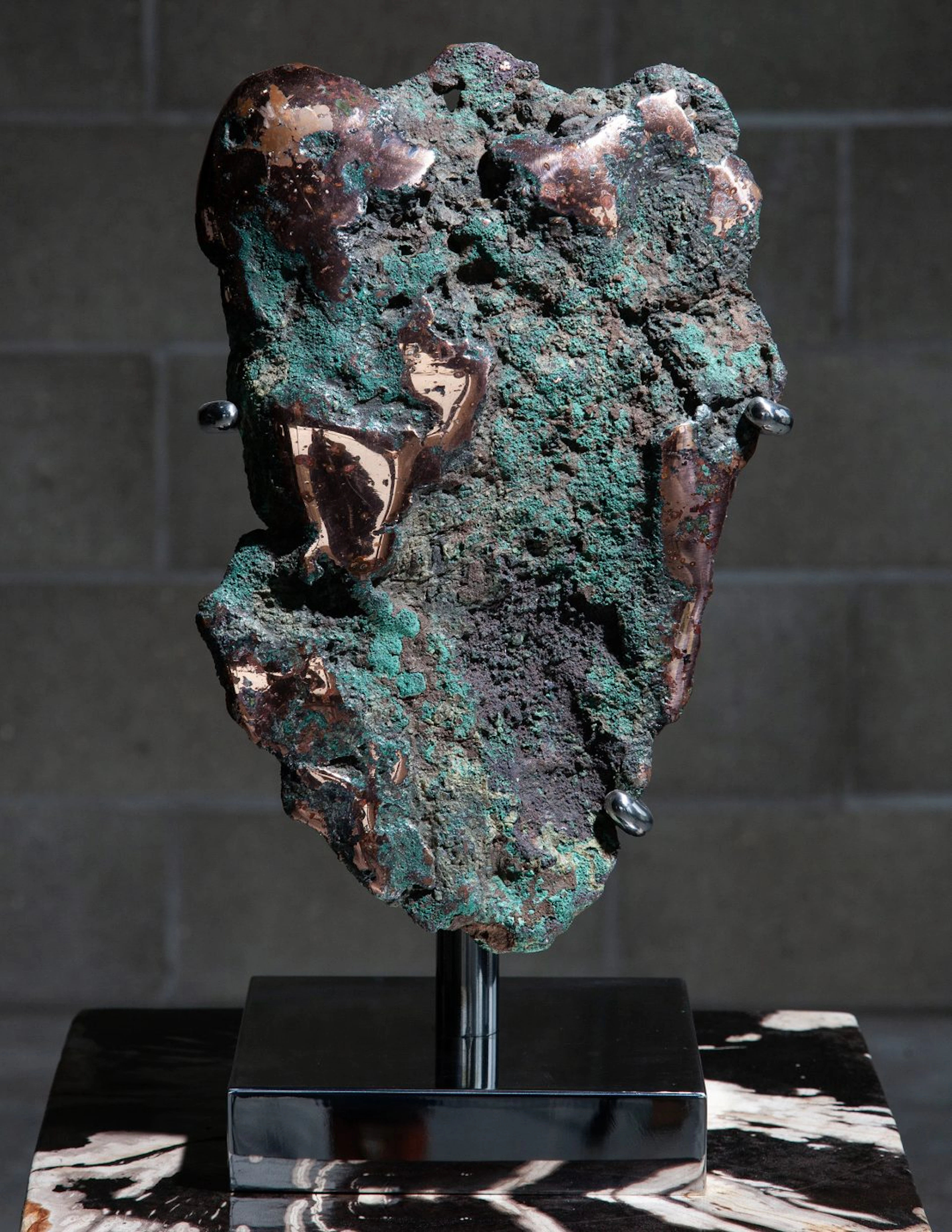 Mounted Native Copper