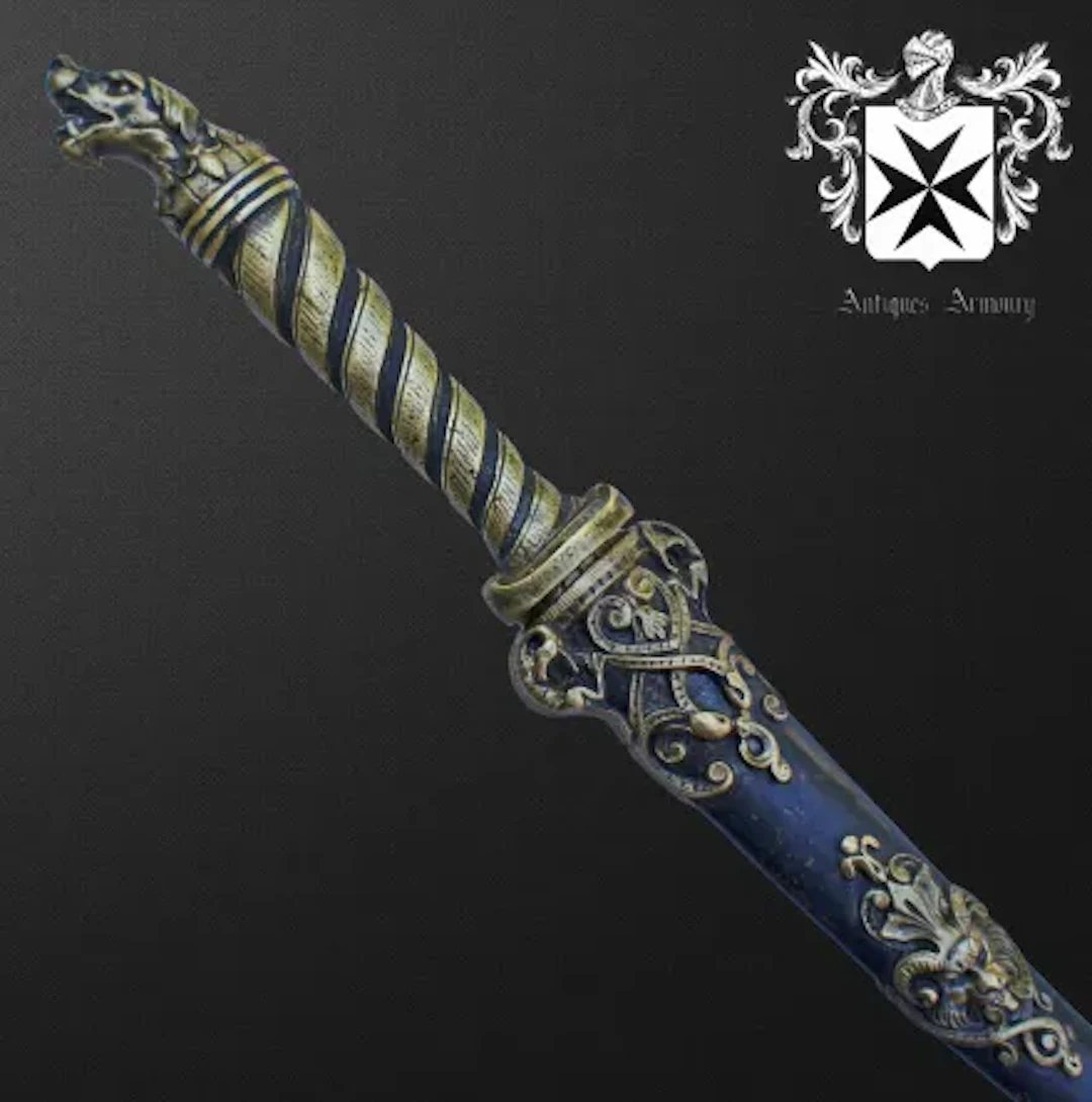 19th Century Italian Romantic dagger