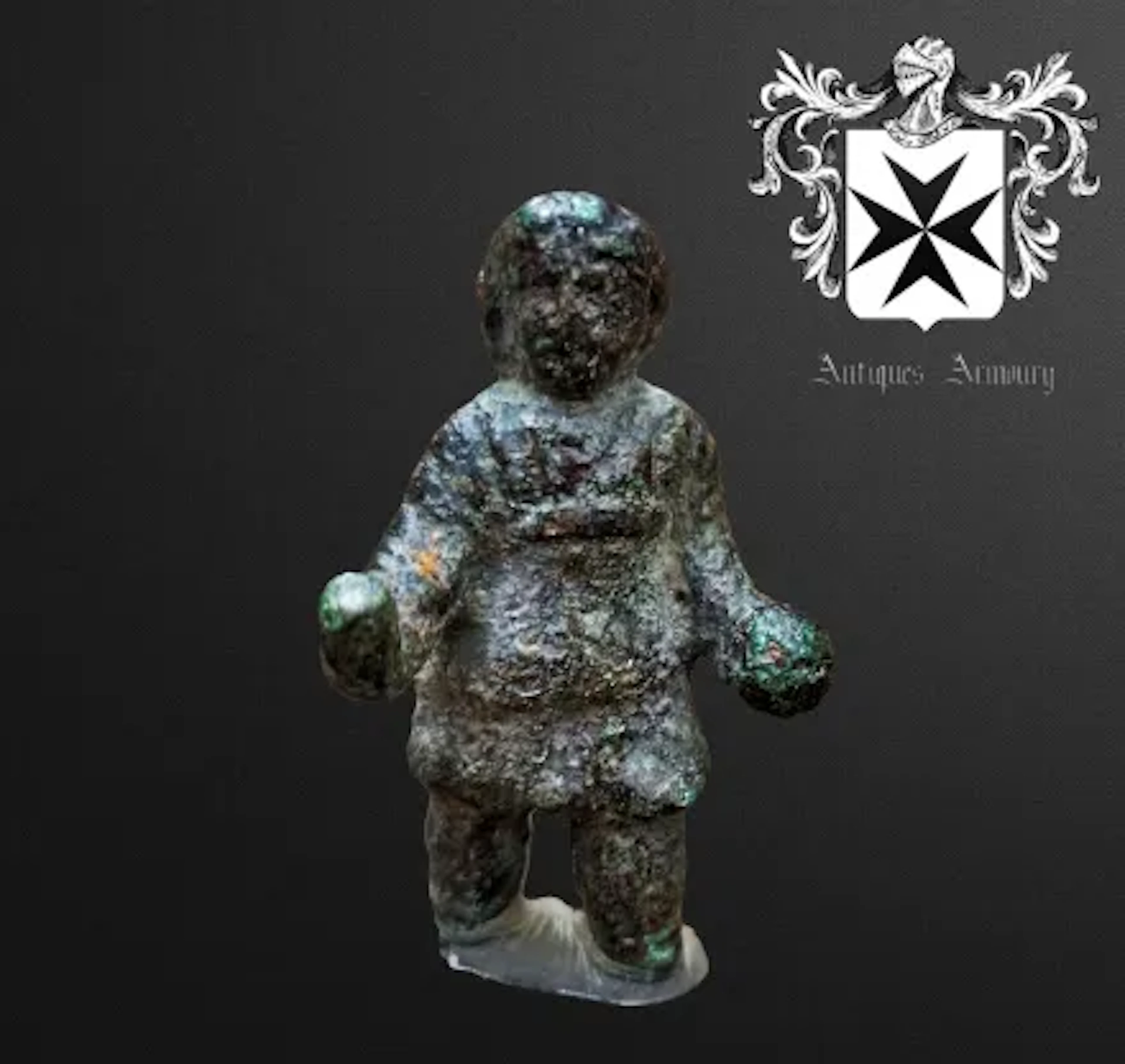 Roman Gladiator Bronze Figure