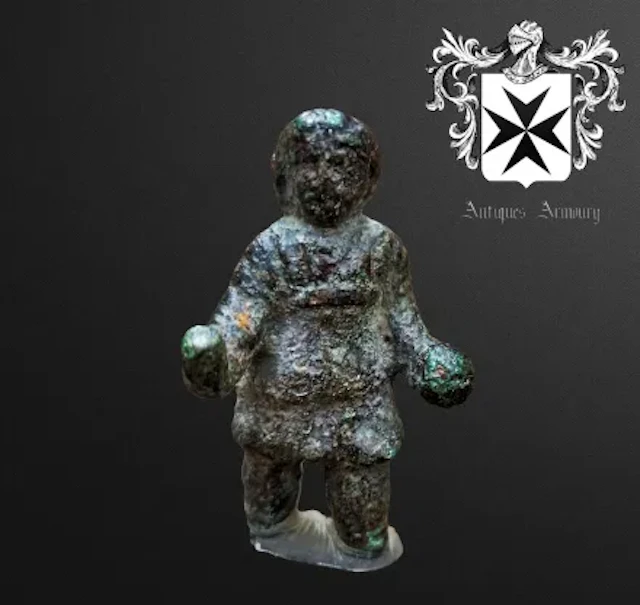 Roman Gladiator Bronze Figure