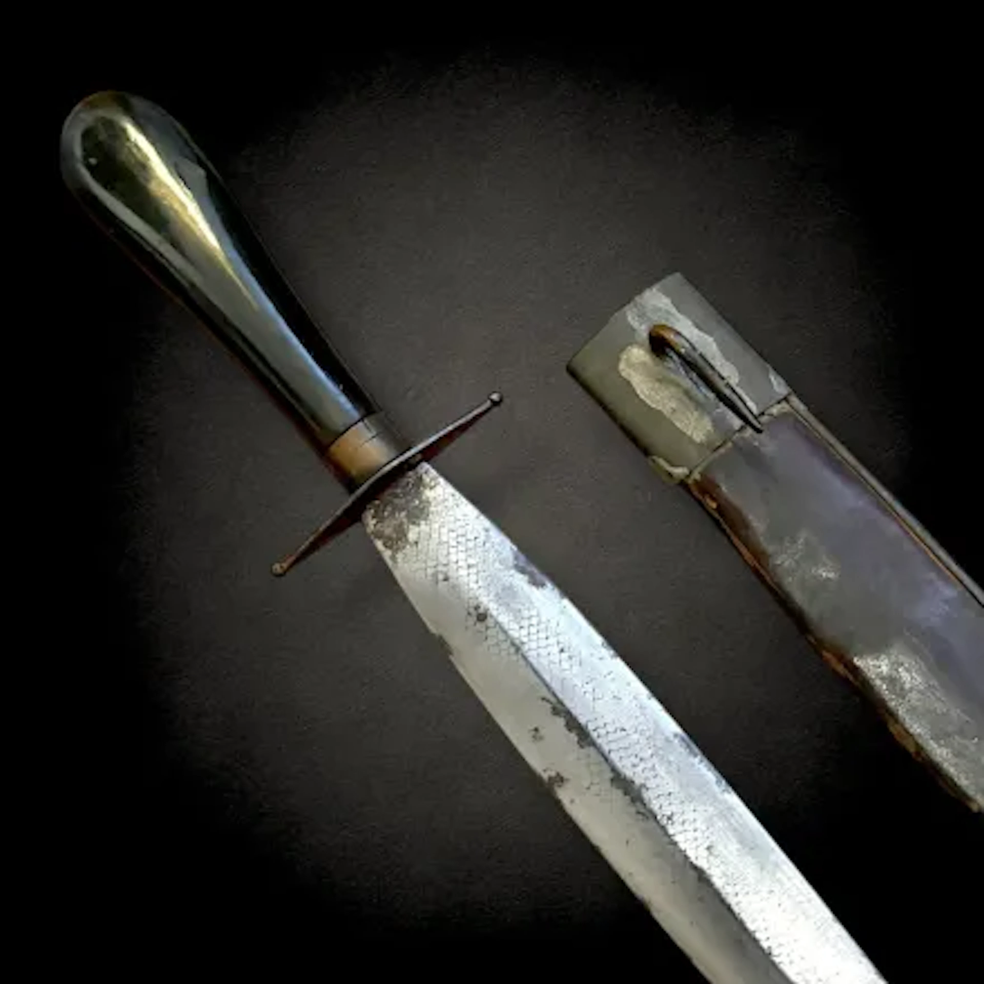 Spanish Dagger Knife w Scabbard
