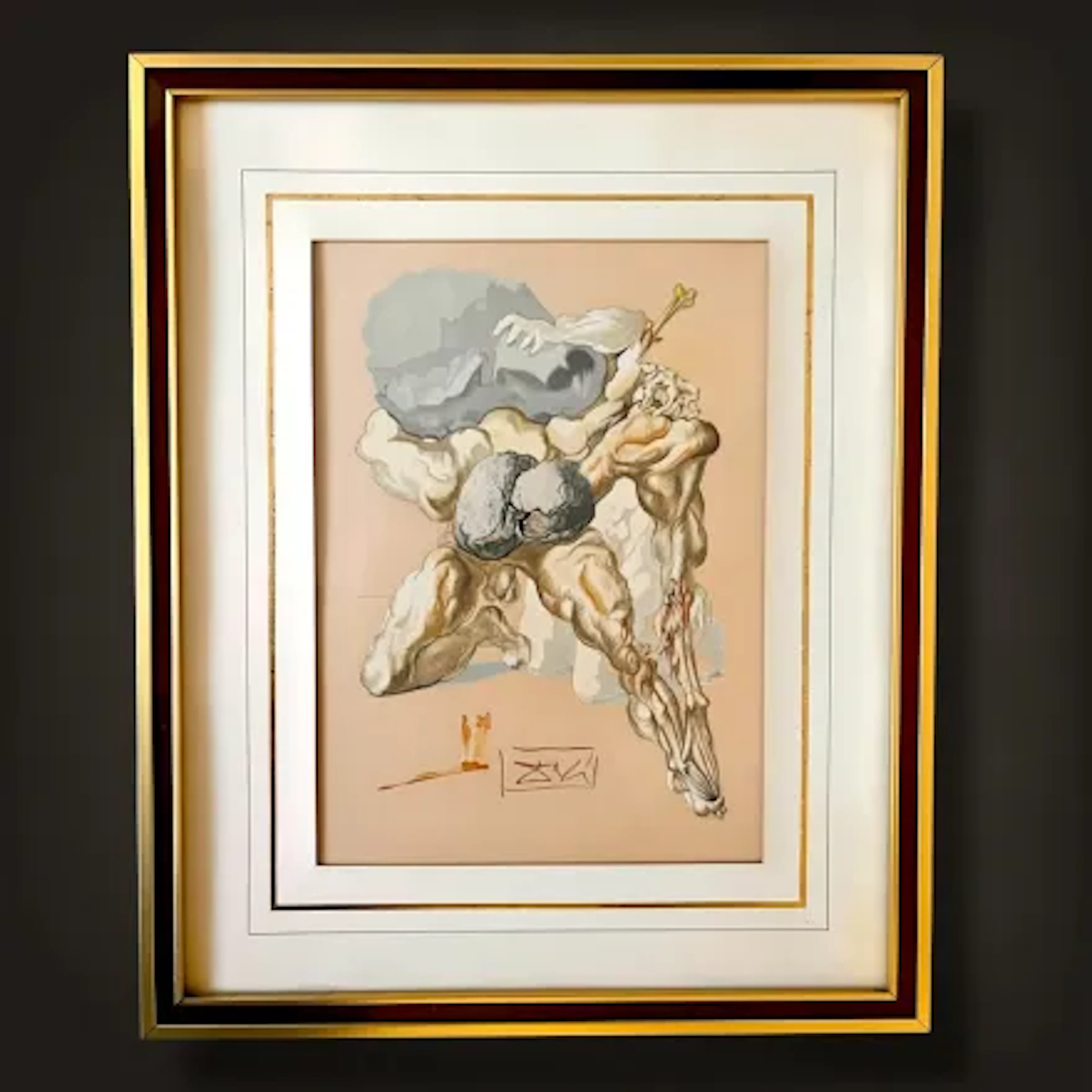 1960’s Salvador Dali Inferno Canto 7