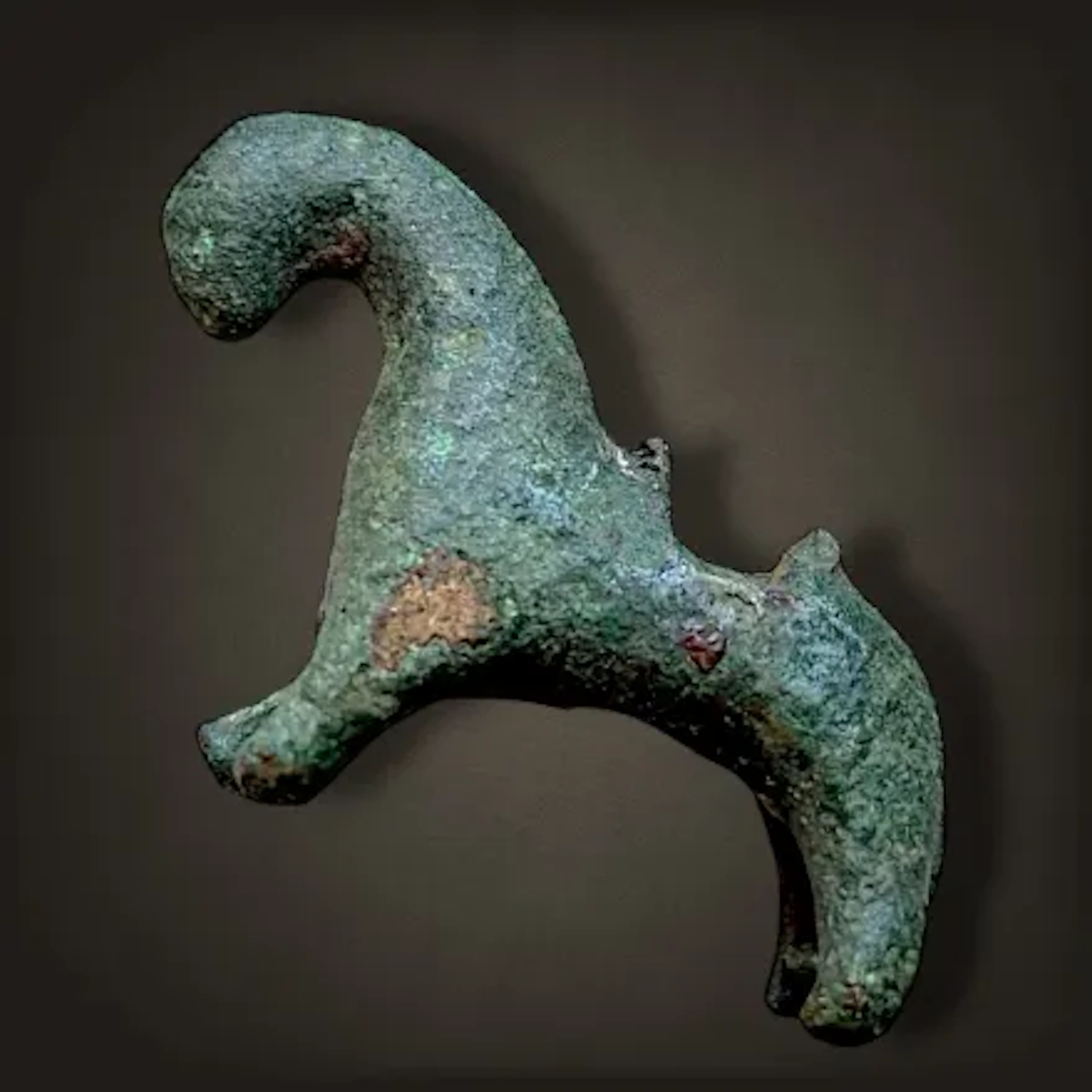 Equestrian Celtic Horse Figure w Saddle