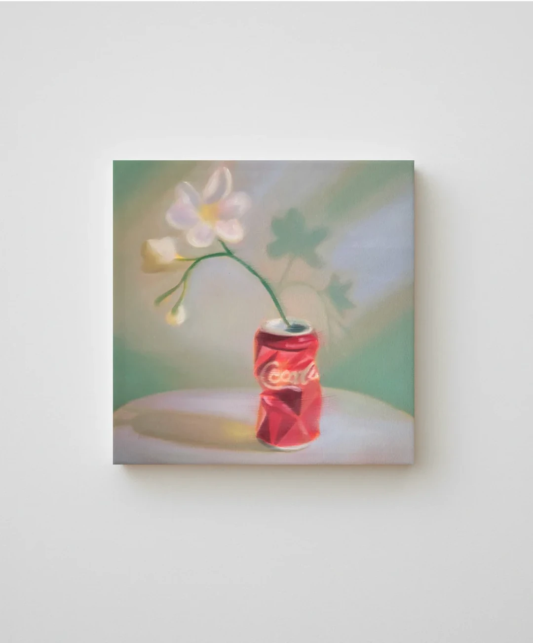 Painting, "Flower in a can", original on canvas