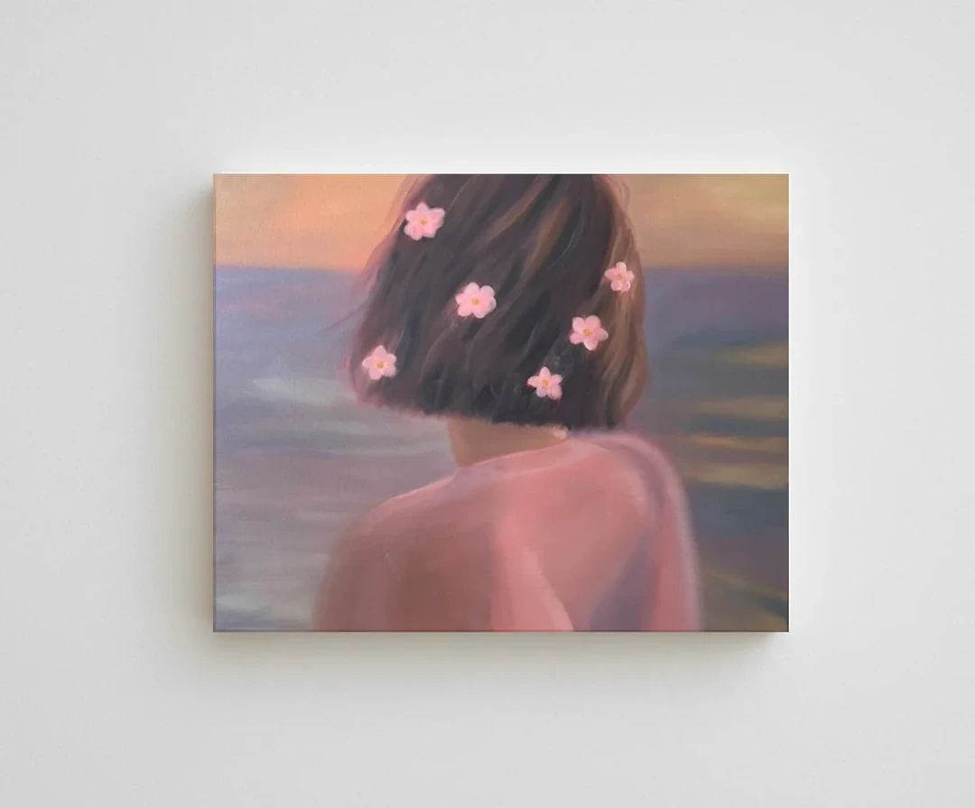 Painting, "Little Flowers", original on canvas