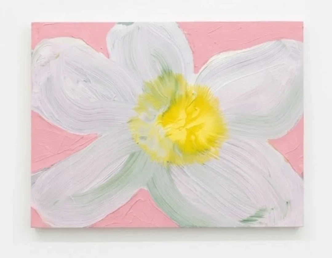 Painting, Pink Flower