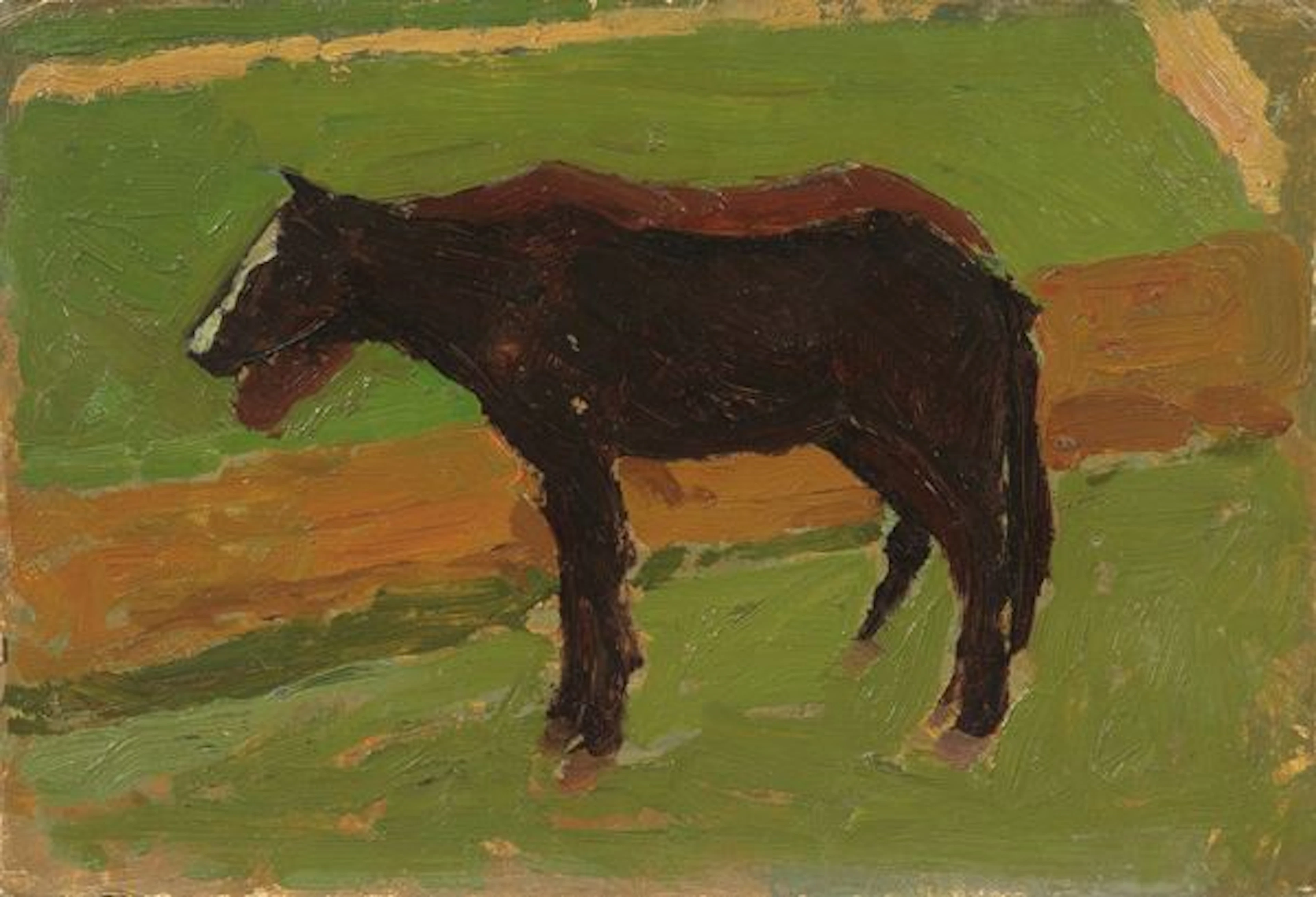 Nel prato, 1918 Oscar Ghiglia (Livorno, 1876 - Firenze, 1945)