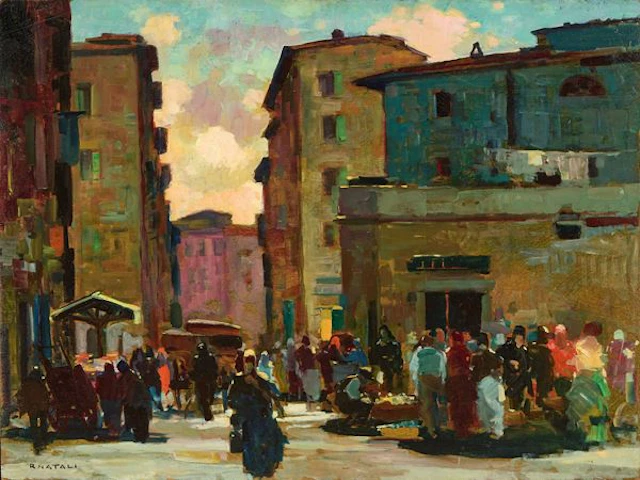 Mercato del pesce Renato Natali © (Livorno, 1883 - 1979)