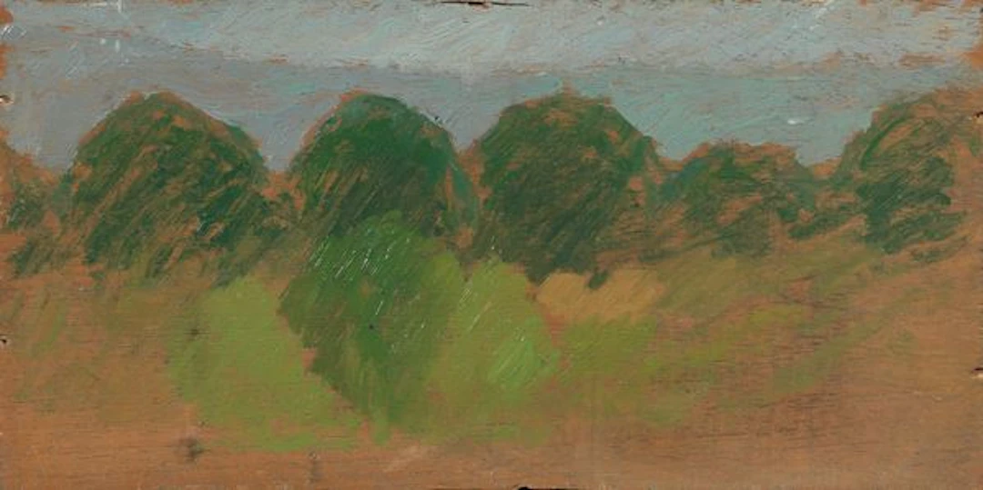 Paesaggio, 1918 Oscar Ghiglia (Livorno, 1876 - Firenze, 1945)