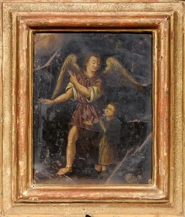 L'Angelo e Tobiolo Scuola fiamminga del XVII secolo