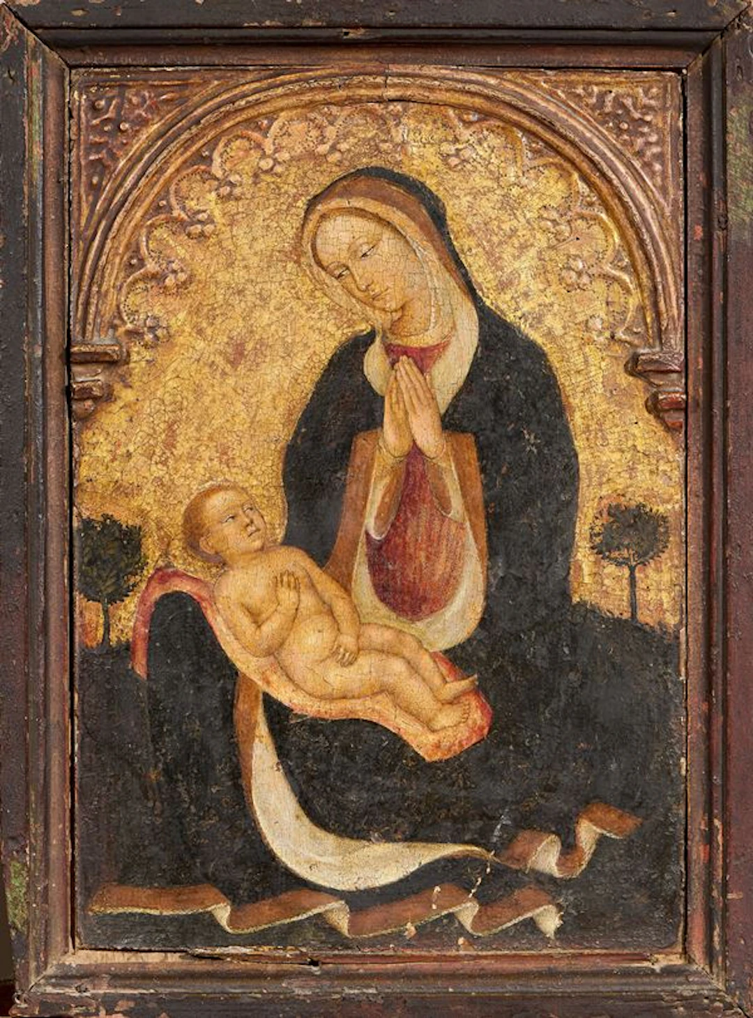 Madonna col Bambino (Madonna dell'Umiltà) Scuola di Gentile da Fabriano