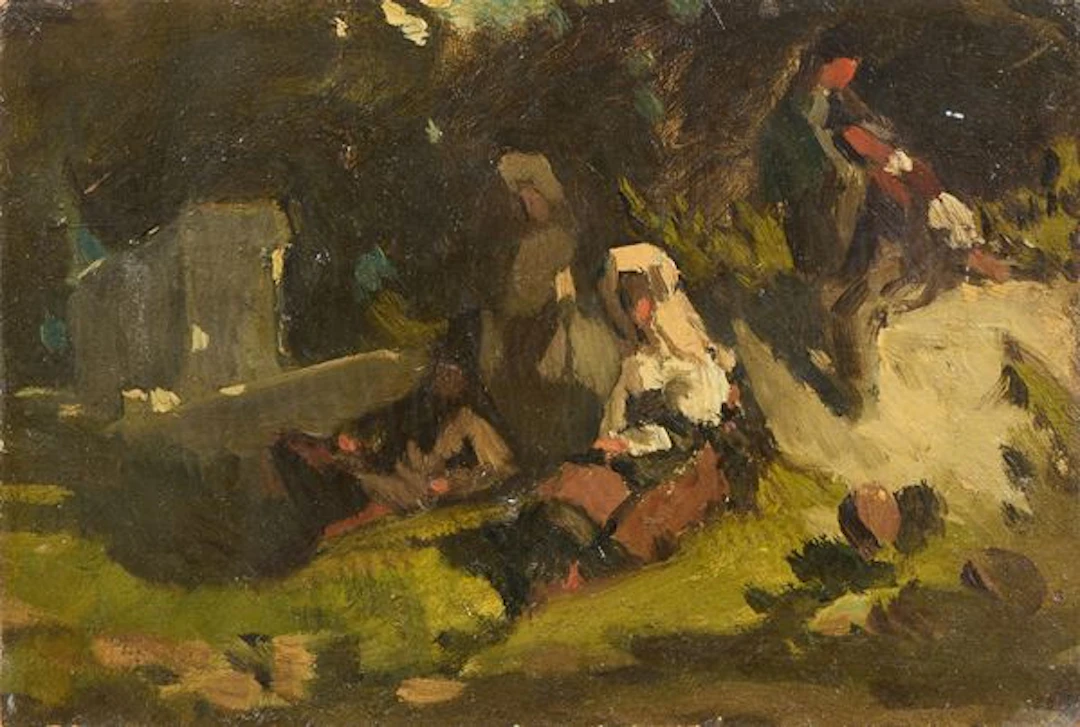 Spezia (Studio) Telemaco Signorini (Firenze, 1835 - 1901)