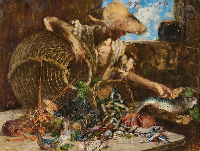 La pesca miracolosa Vincenzo Irolli (Napoli, 1860 - 1949)