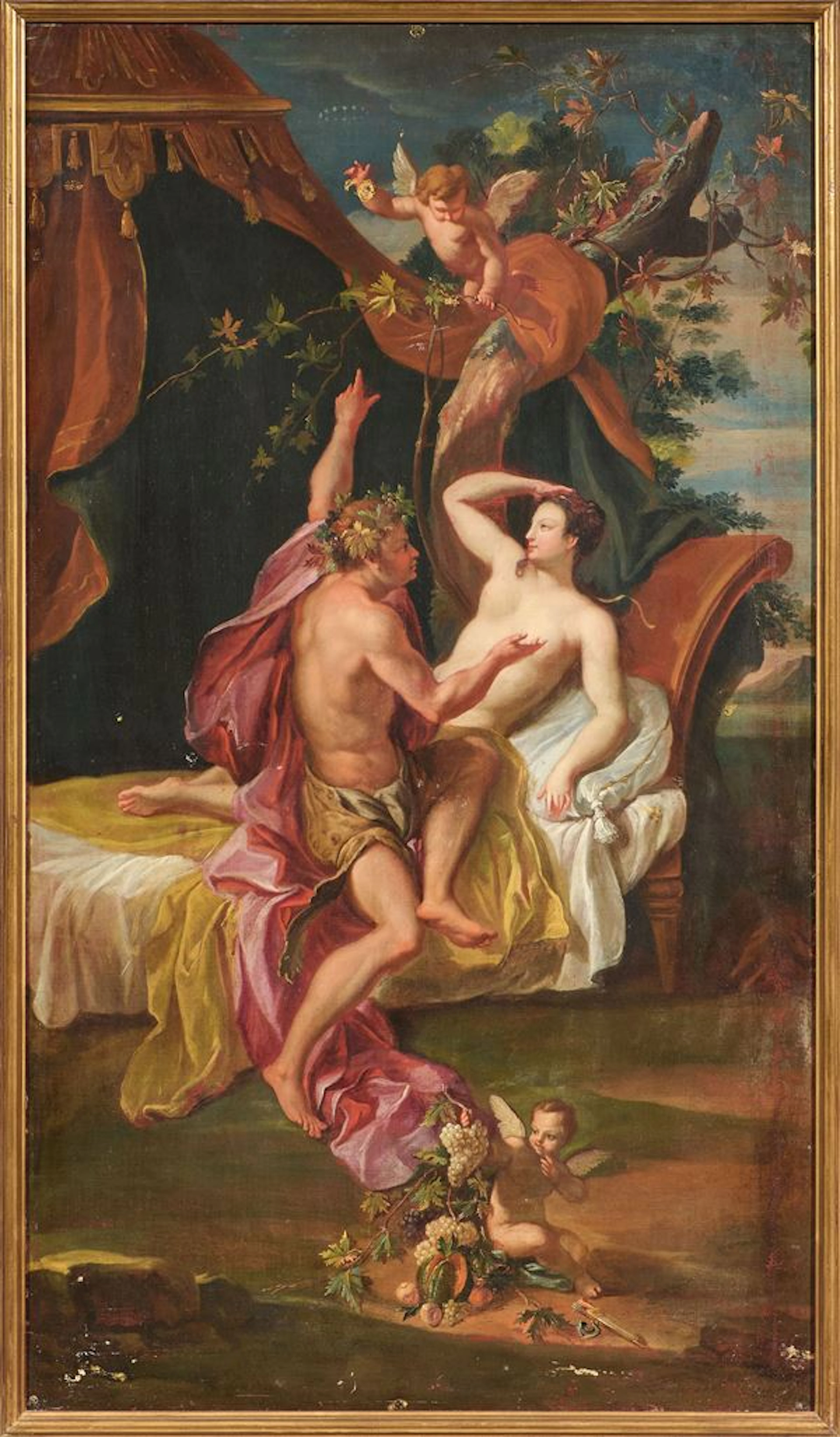 Bacco e Venere Scuola francese del XVIII secolo