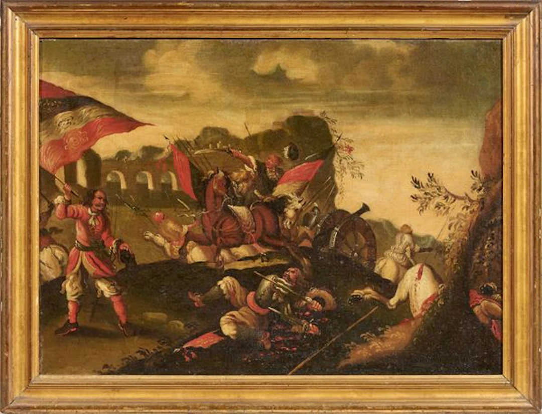 Battaglia Ignoto fine XVIII secolo