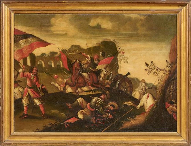 Battaglia Ignoto fine XVIII secolo