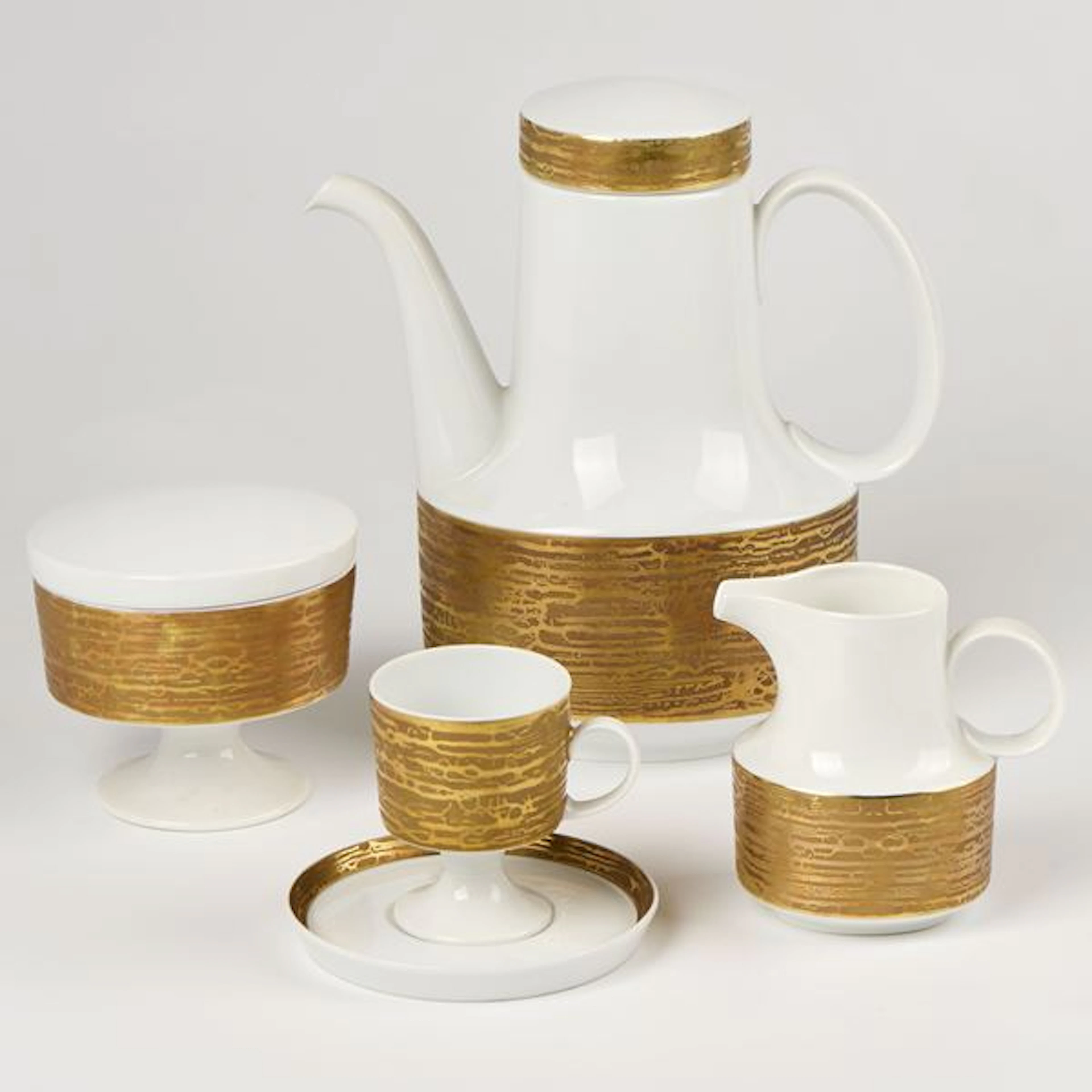 Tapio Wirkkala per Rosenthal servizio da caffè, 19 pezzi