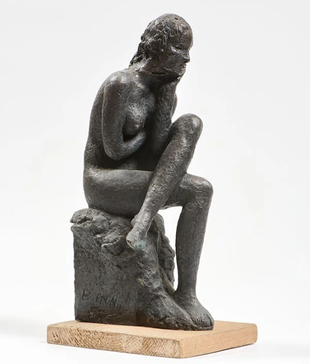 Nudino con gambe accavallate, 1955-71 Bruno Innocenti (Firenze, 1906 - 1986)