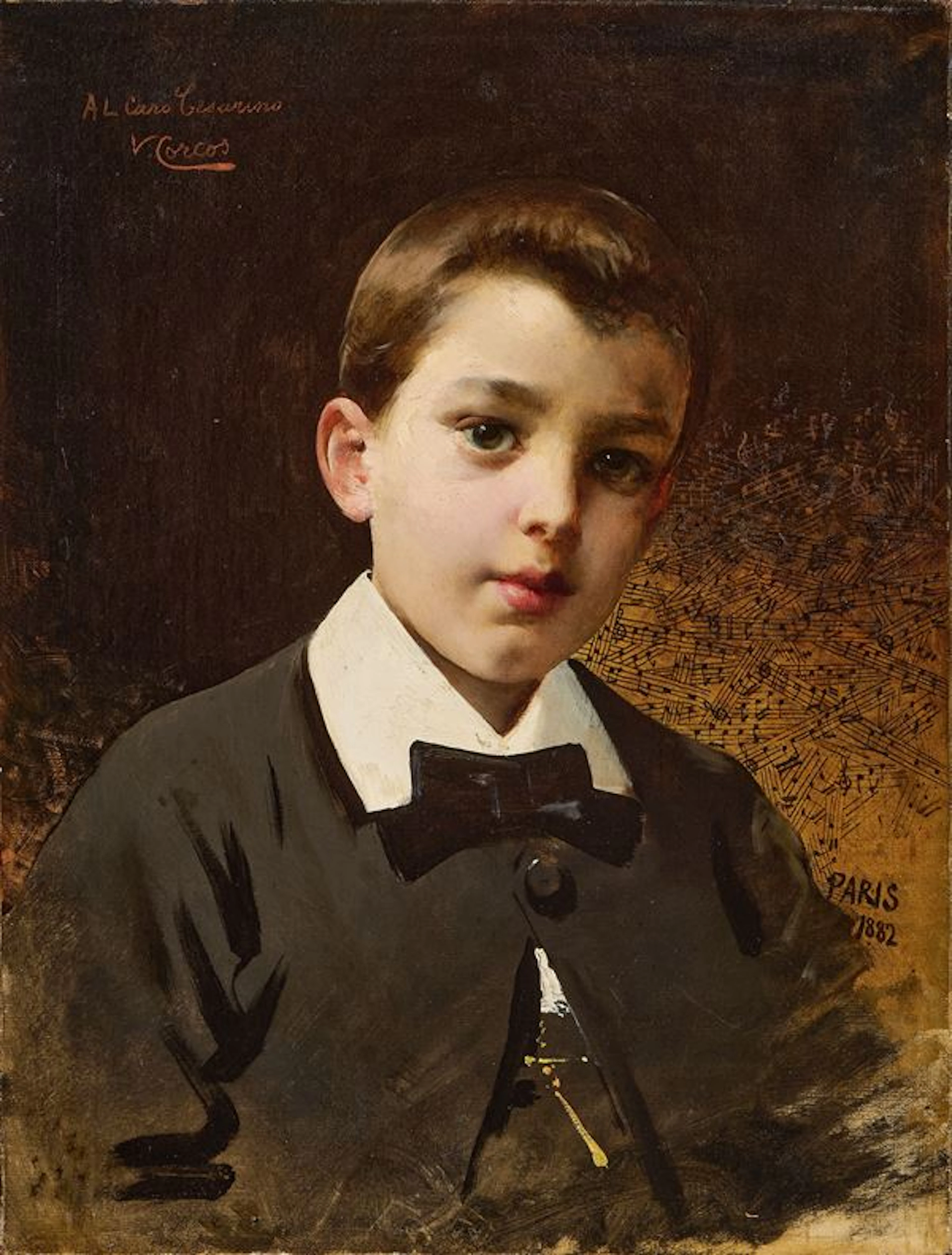 Il giovane musicista, 1882 Vittorio Corcos (Livorno, 1859 - Firenze, 1933)