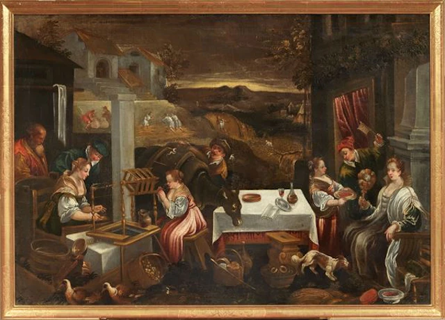 Allegoria dell'Estate (Scena di vita domestica) Scuola dei Bassano