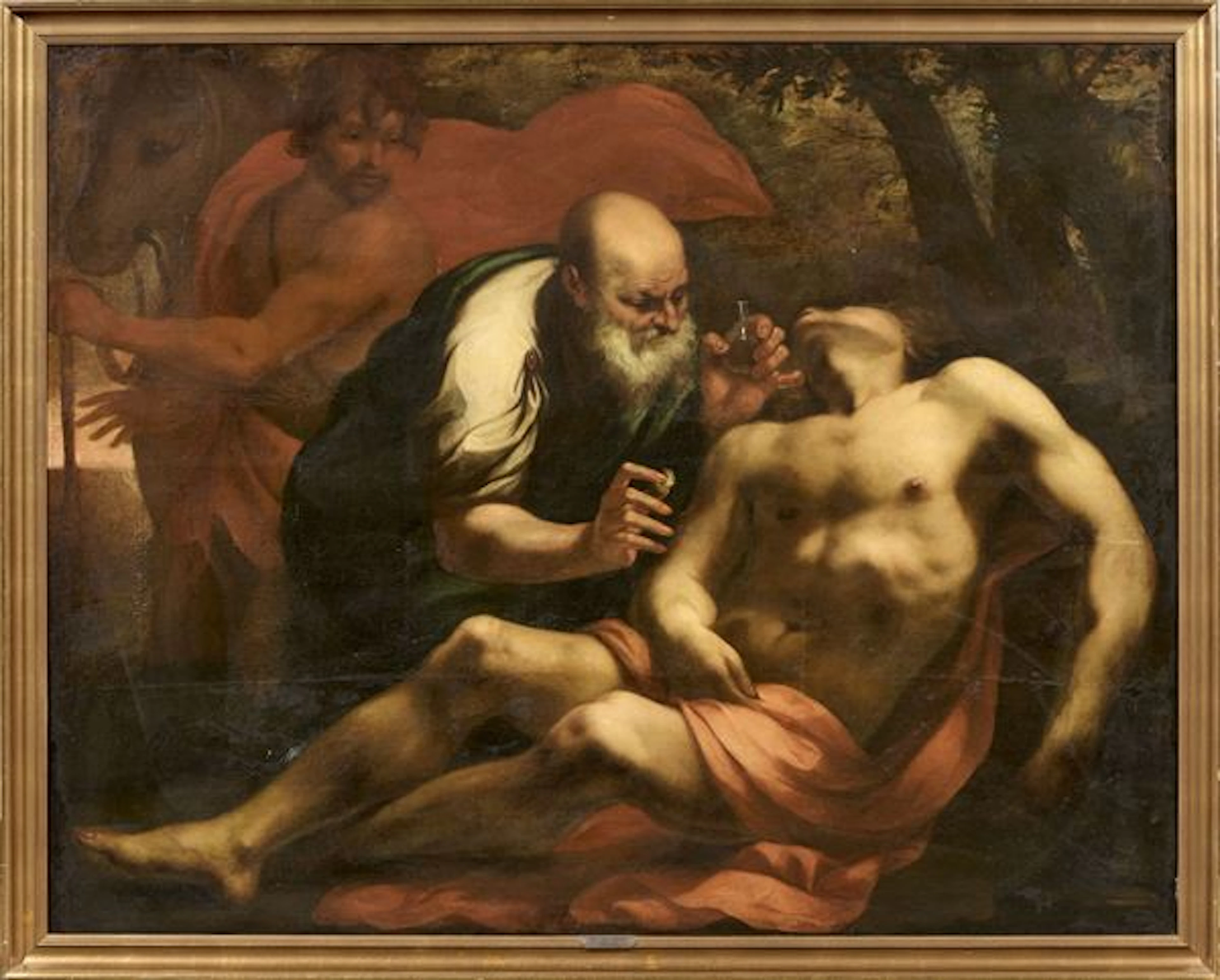 Il buon samaritano Pietro Negri (attr. a) (Venezia, 1628 - 1679)