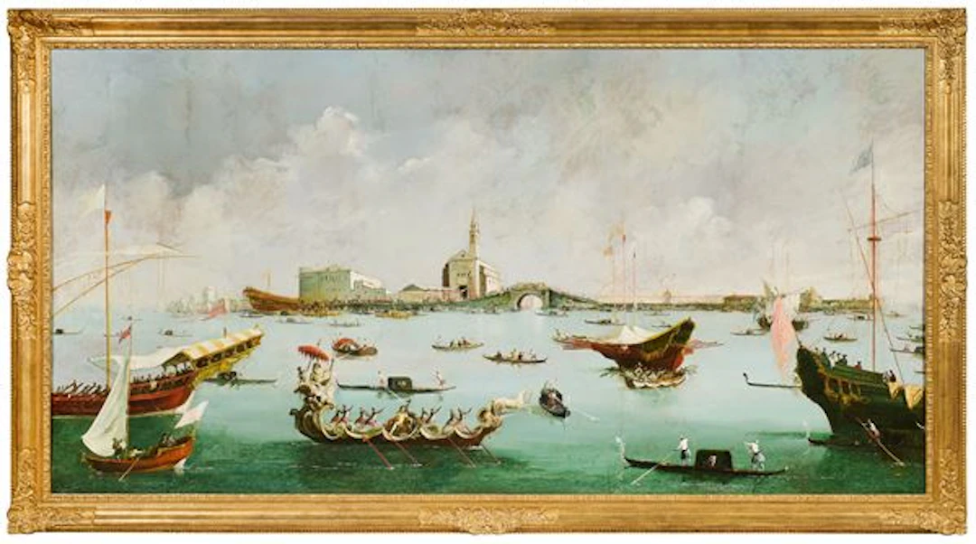 Veduta di fantasia di Venezia Scuola veneta del XIX secolo