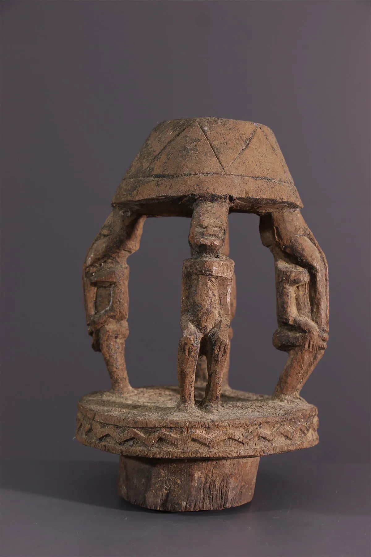 Coupe Dogon à caryatides (N° 19326) Dépôt vente