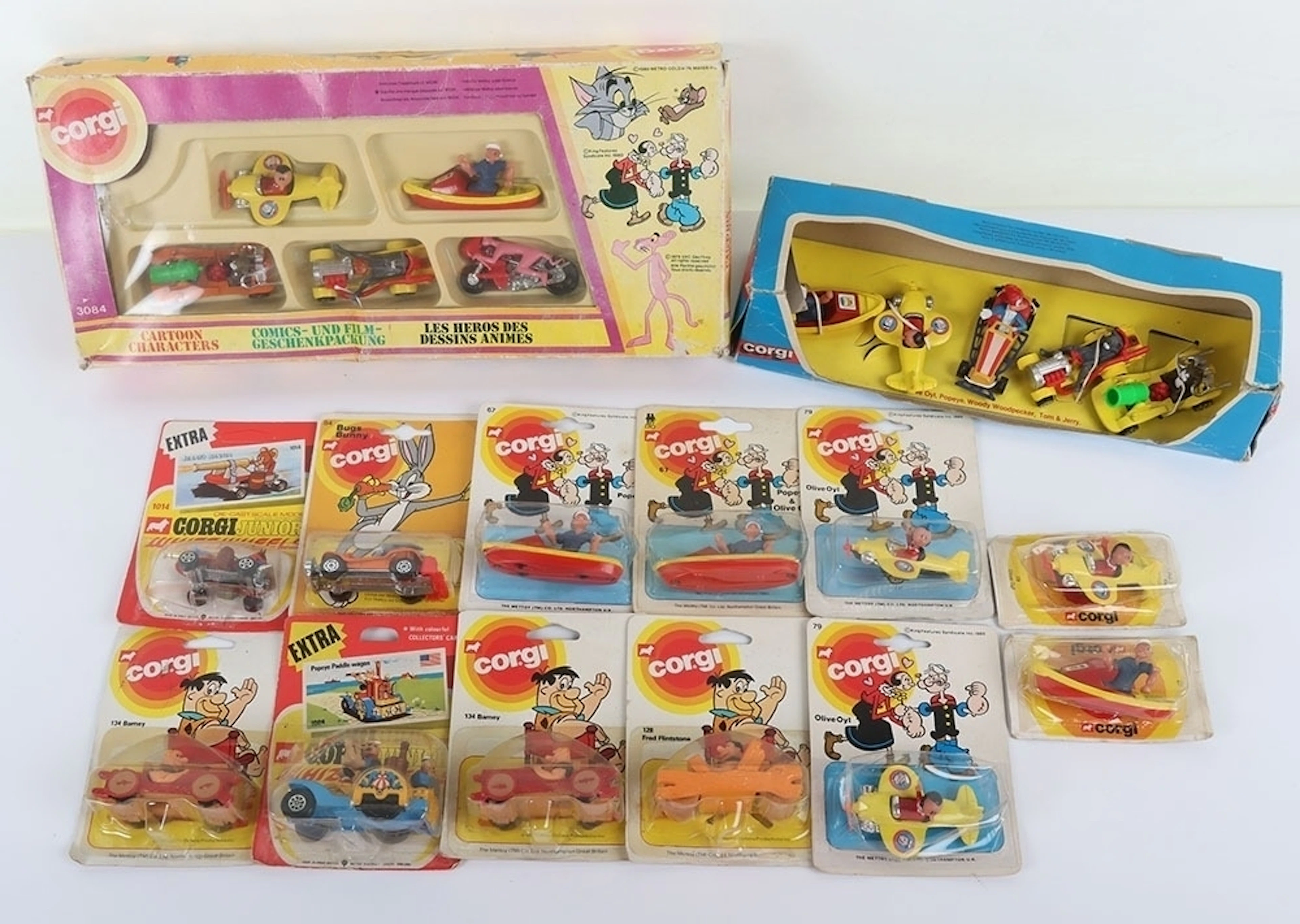 Corgi Juniors carded Cartoon characters