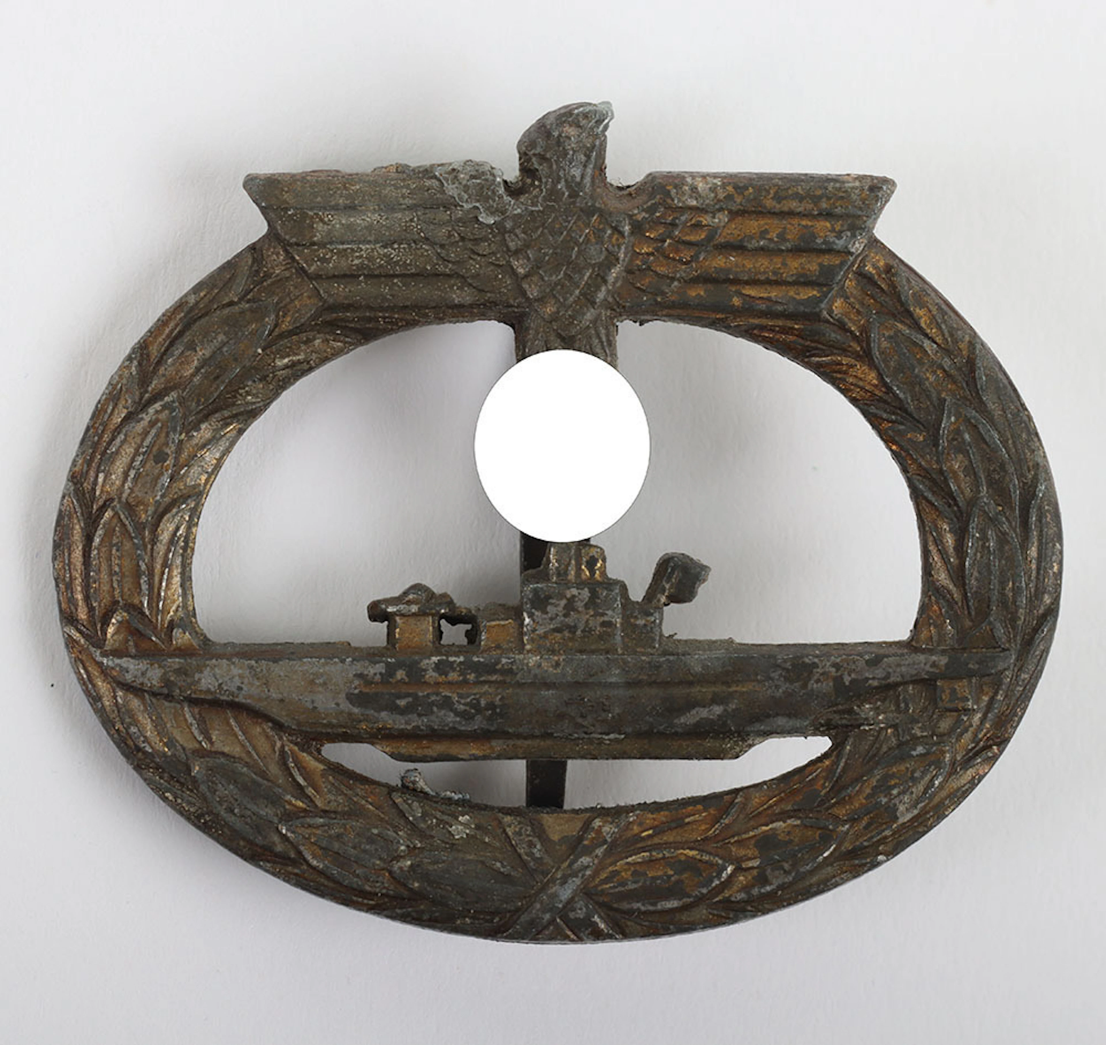 WW2 German Kriegsmarine U-Boat War Badge by Rudolf Souval, Vienna