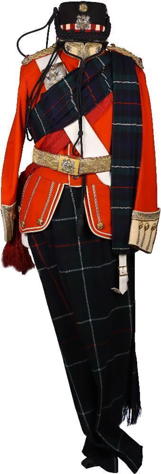 Highland Light Infantry Full Dress Uniform of Major W M Hamilton