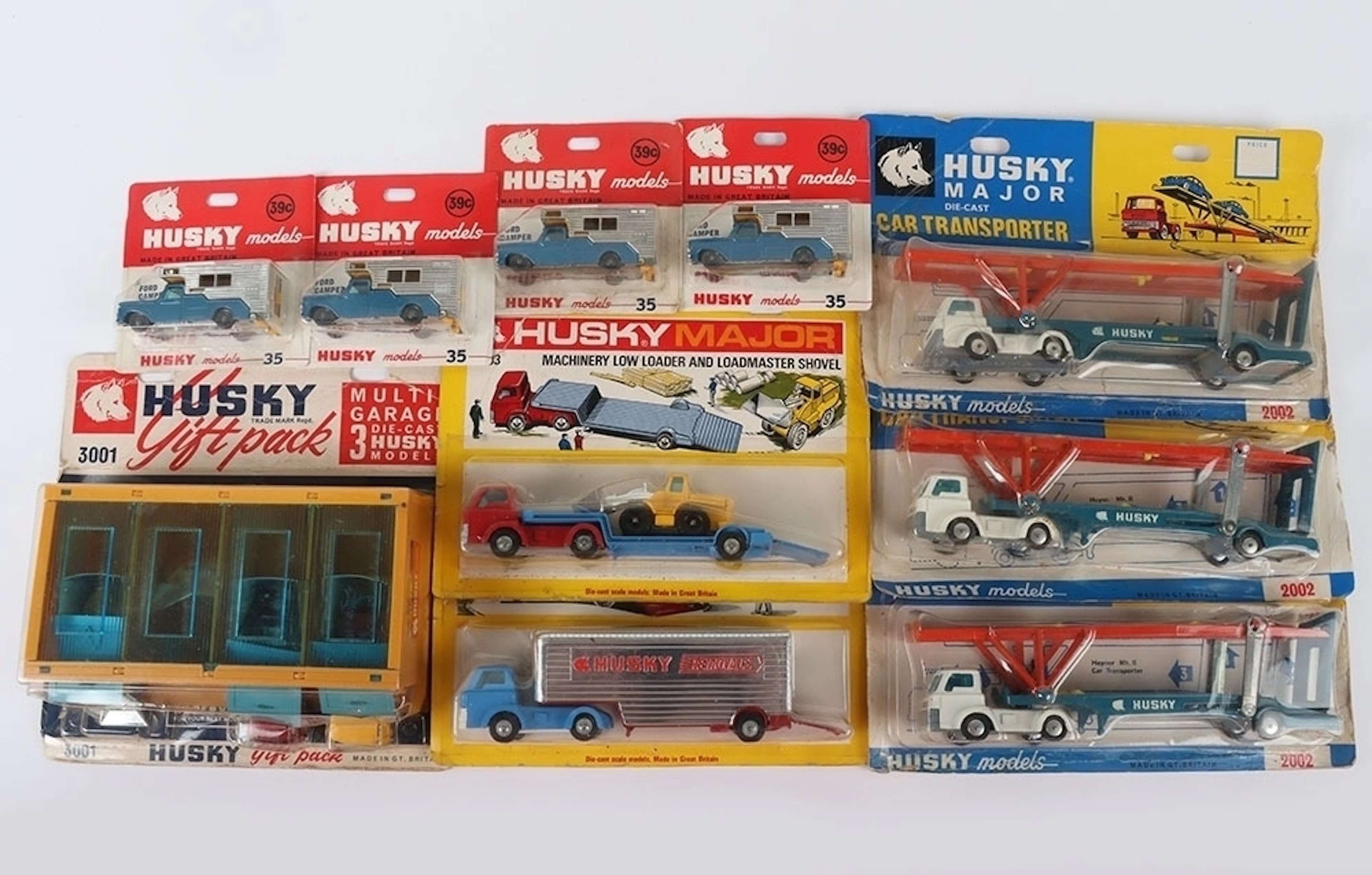 Corgi Toys Husky Major and other models