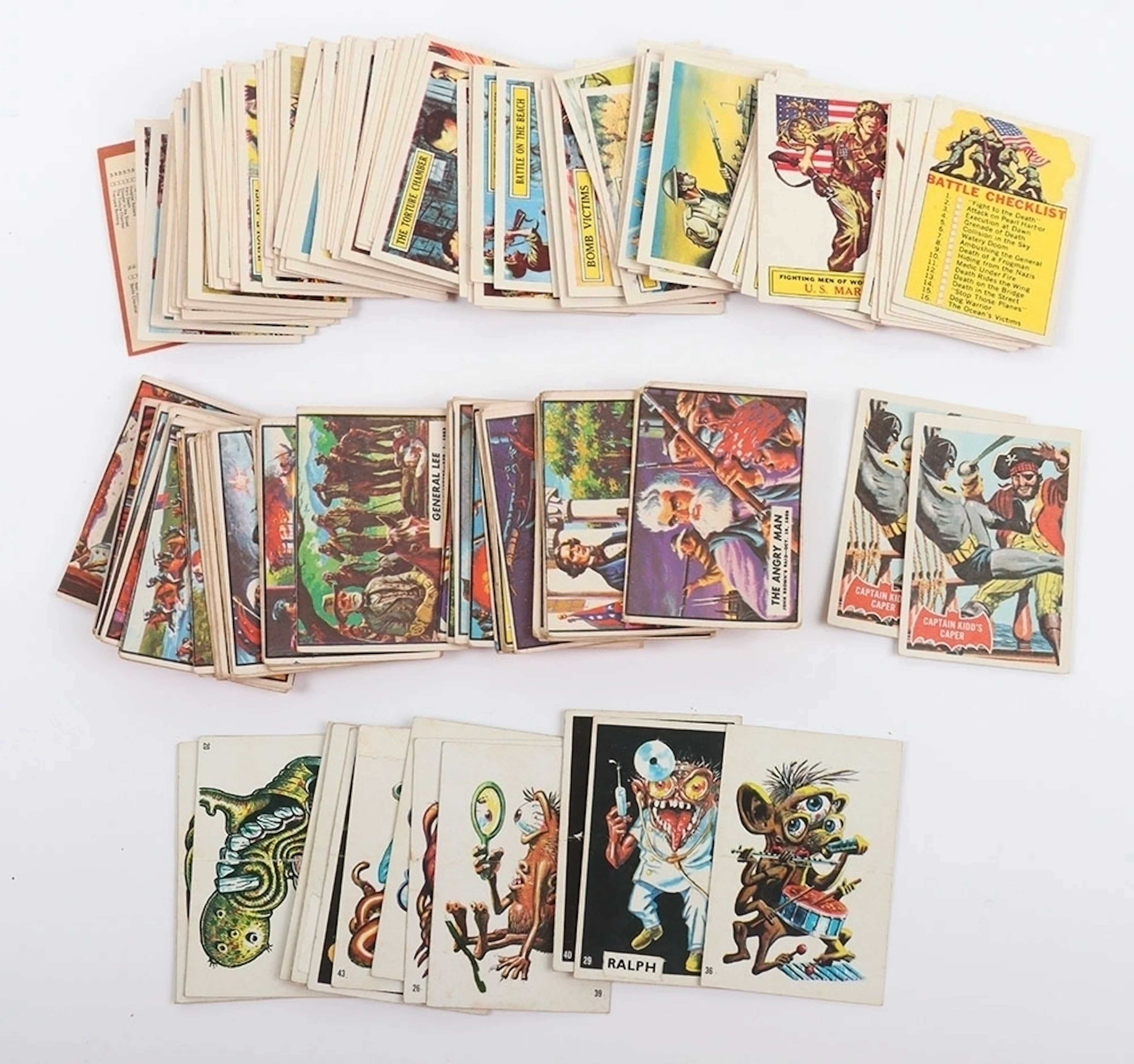 A Quantity of A & BC Battle Cards