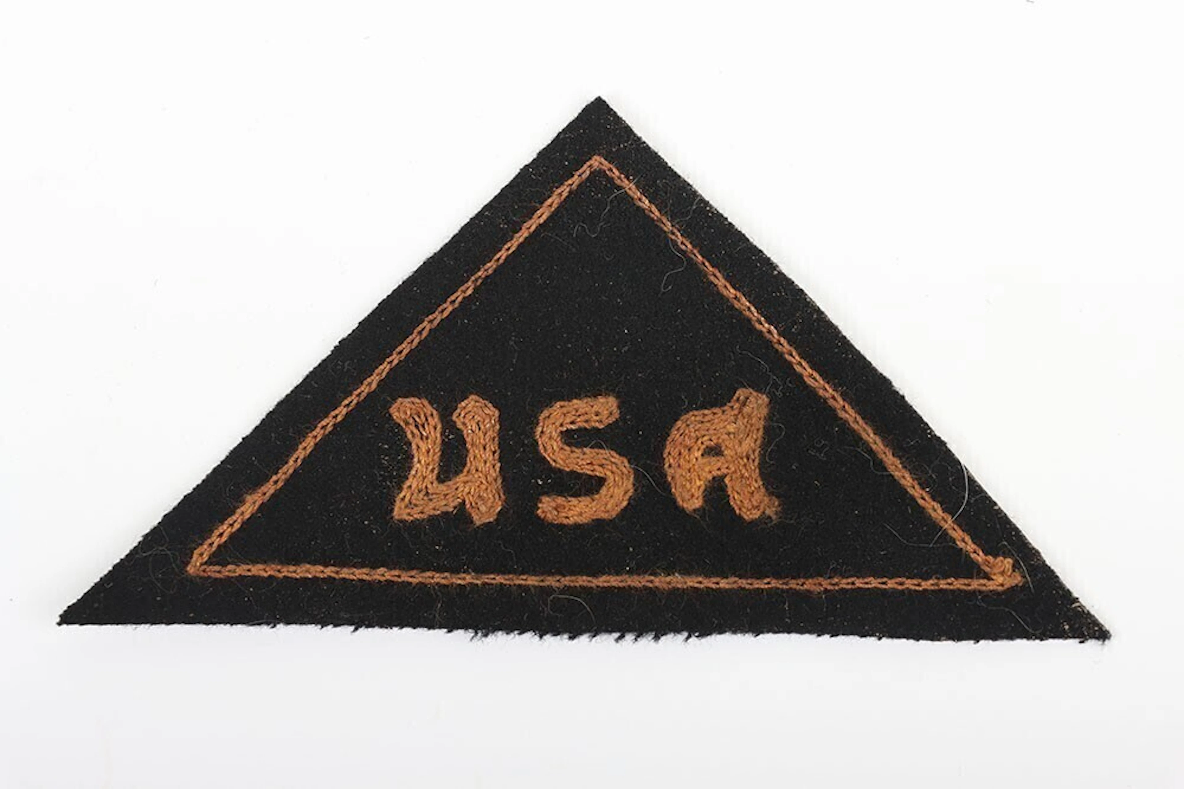 Rare German American Bund / Hitler Youth USA Nationals Triangle Arm Insignia