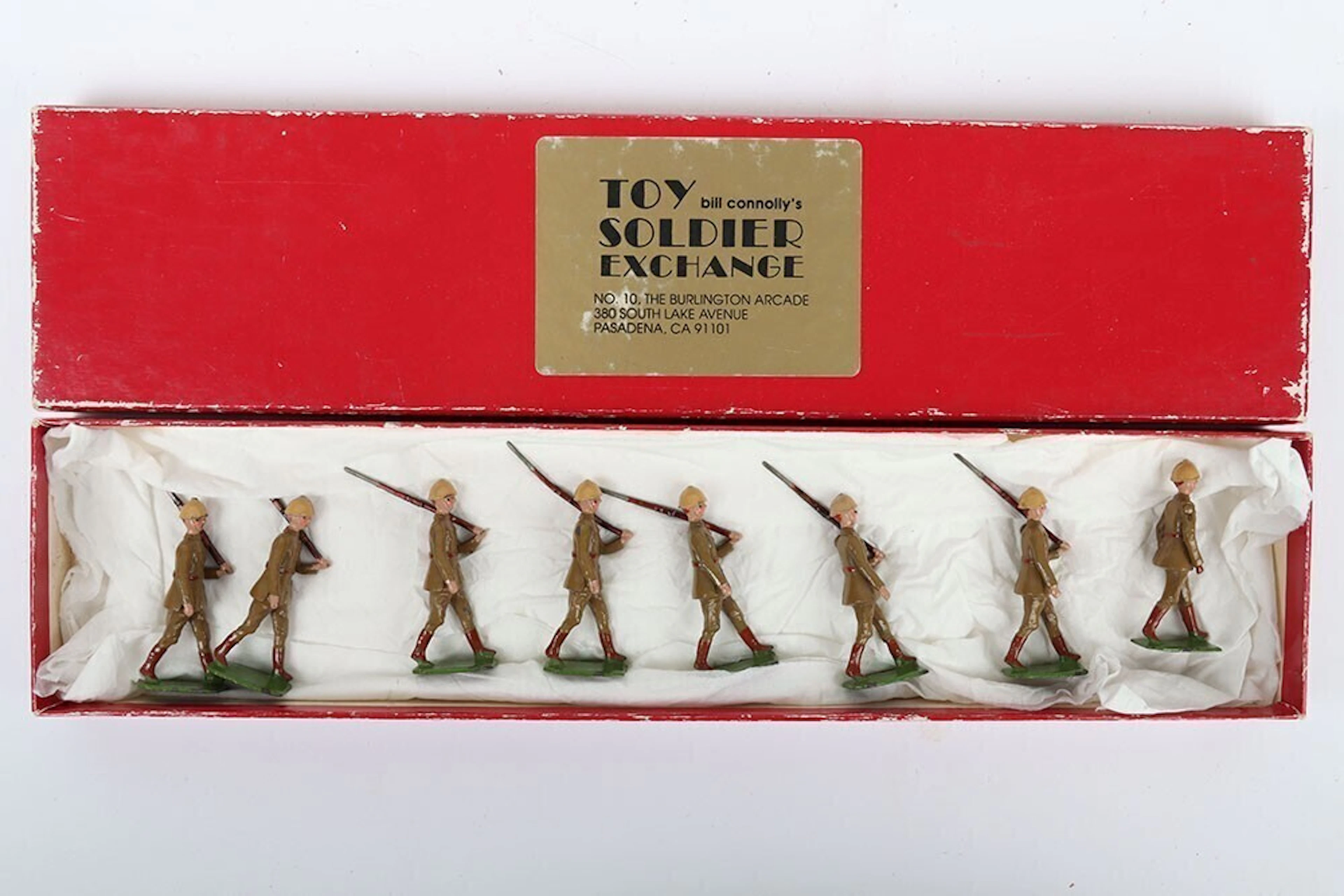 Britains rare set 1837, Argentine Infantry in steel helmets, 1939