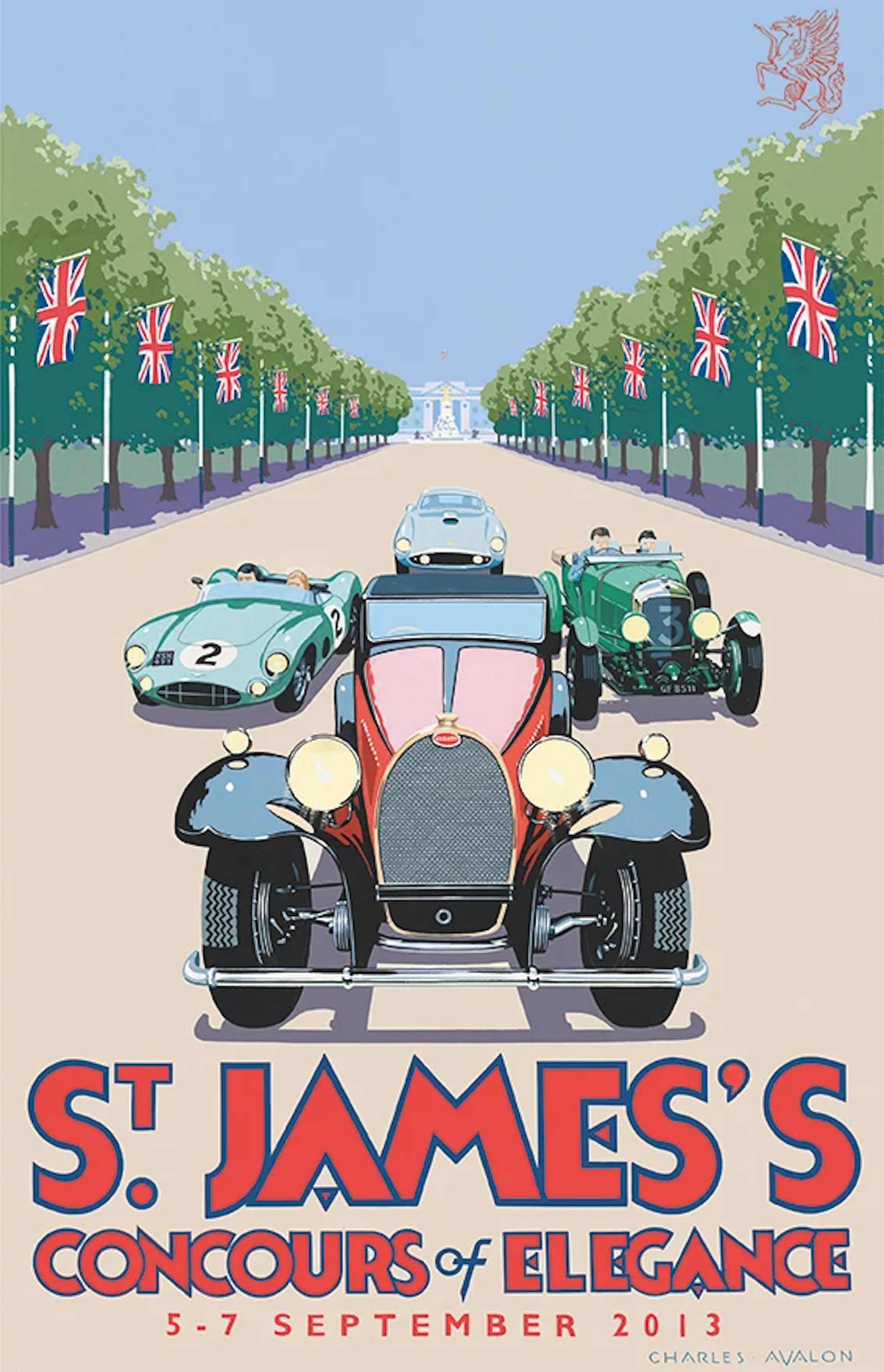 St James's Concours of Elegance 2013 Poster