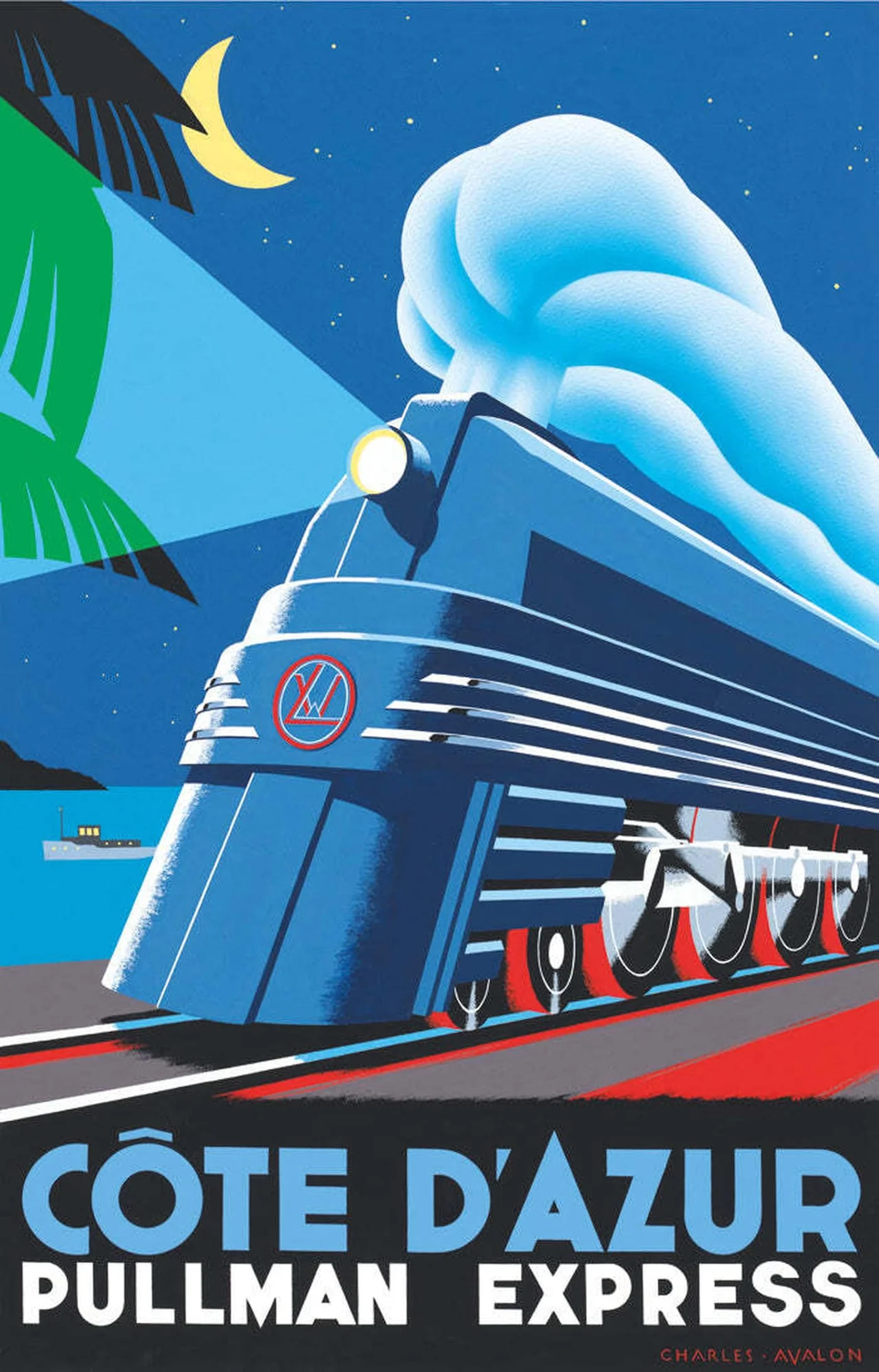 Côte d'Azur - Pullman Express Poster