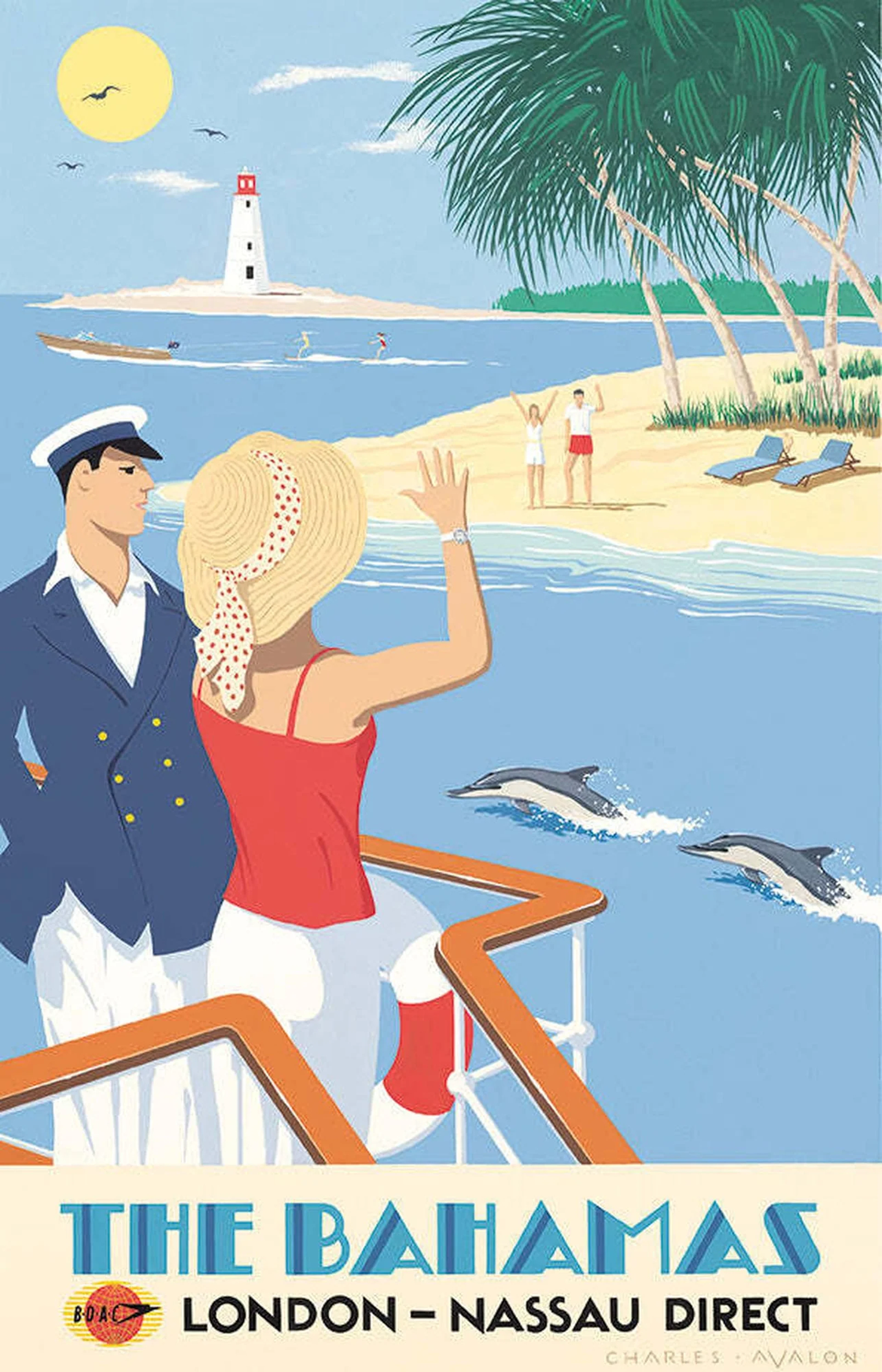 The Bahamas - B.O.A.C Poster
