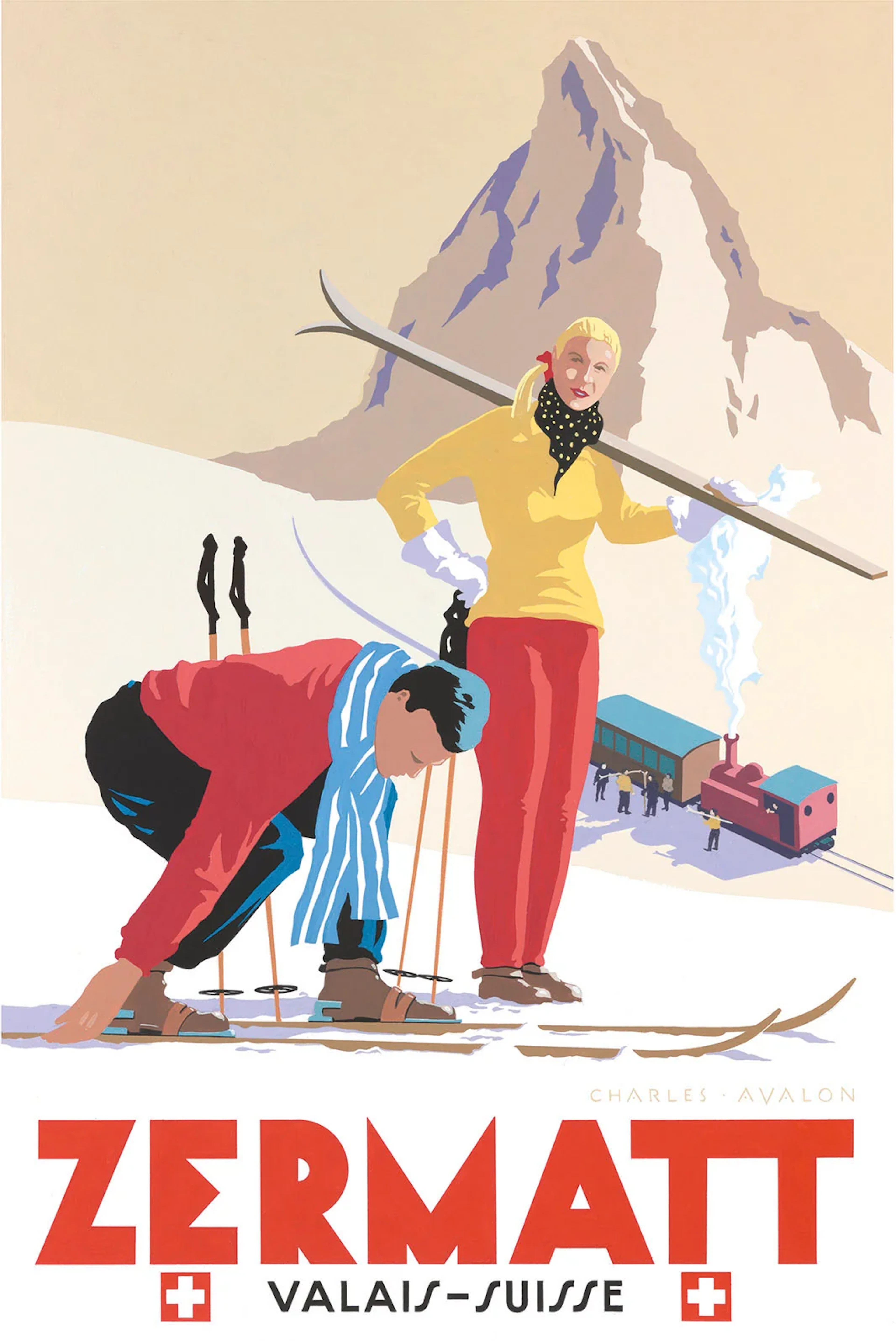 Zermatt: 'Matterhorn at Dusk' Poster