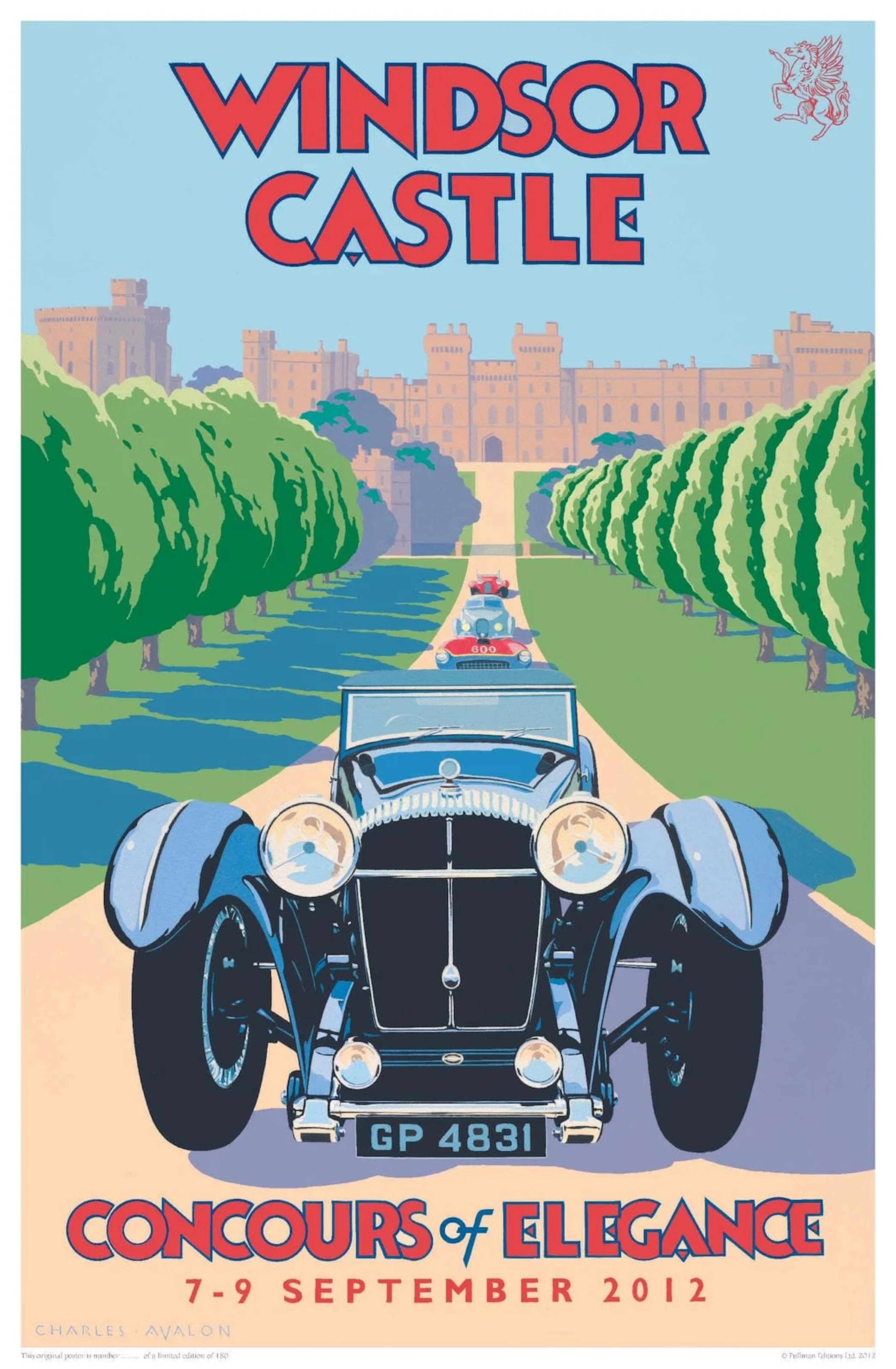 Windsor Castle Concours of Elegance 2012 Poster