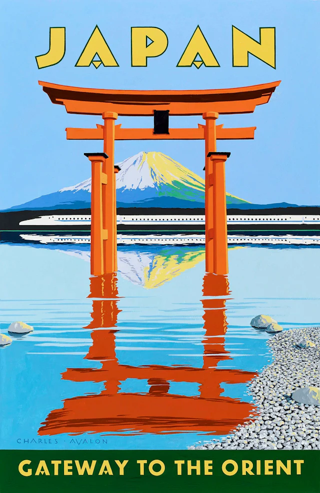 Japan - Gateway to the Orient Poster