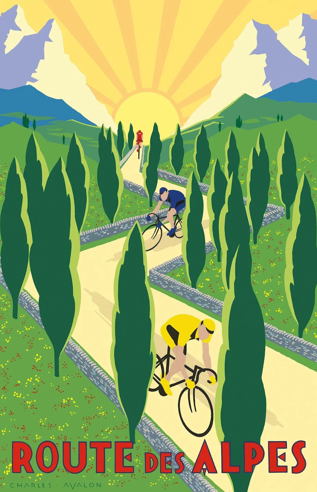 Route des Alpes Poster