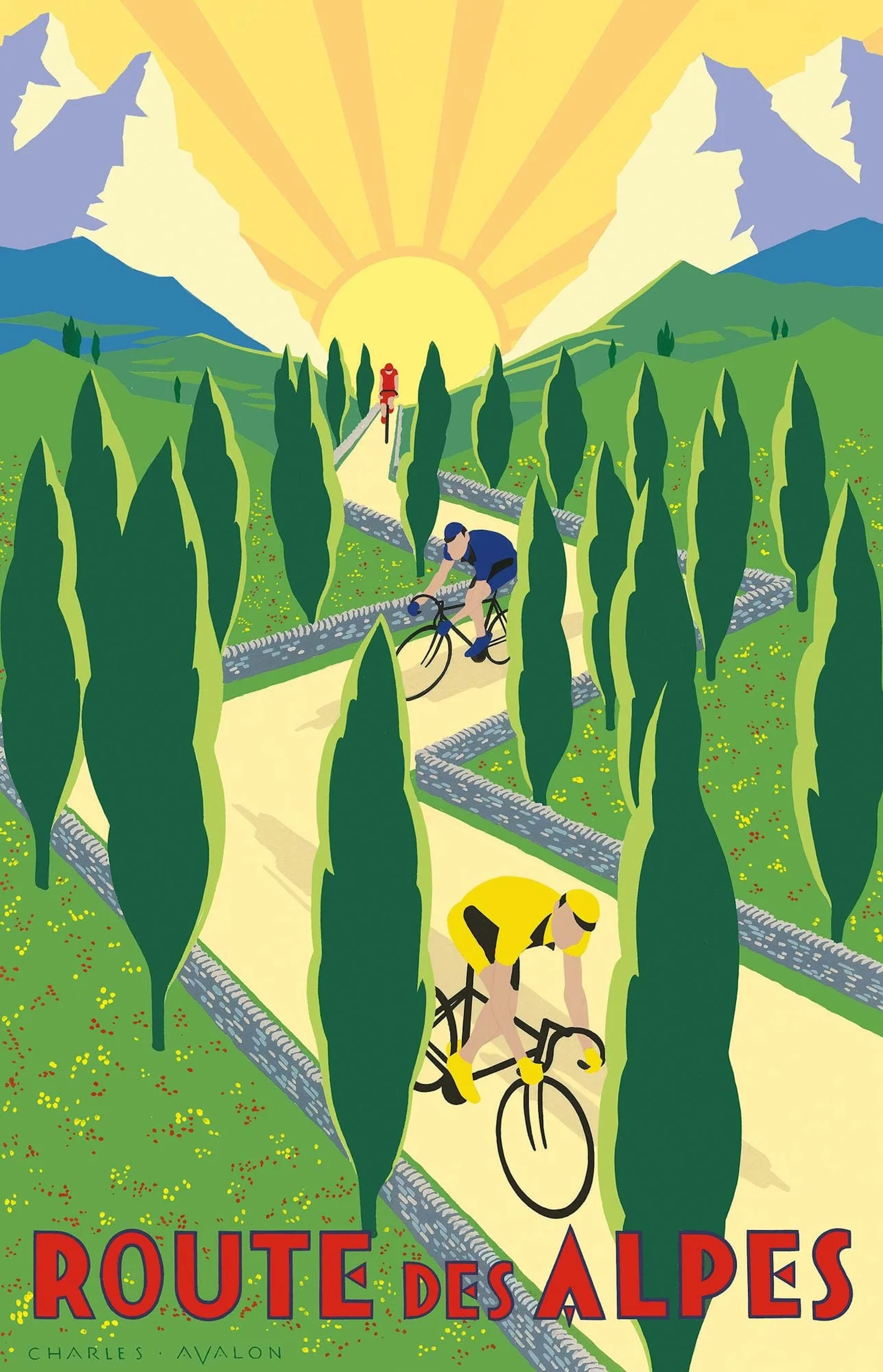 Route des Alpes Poster